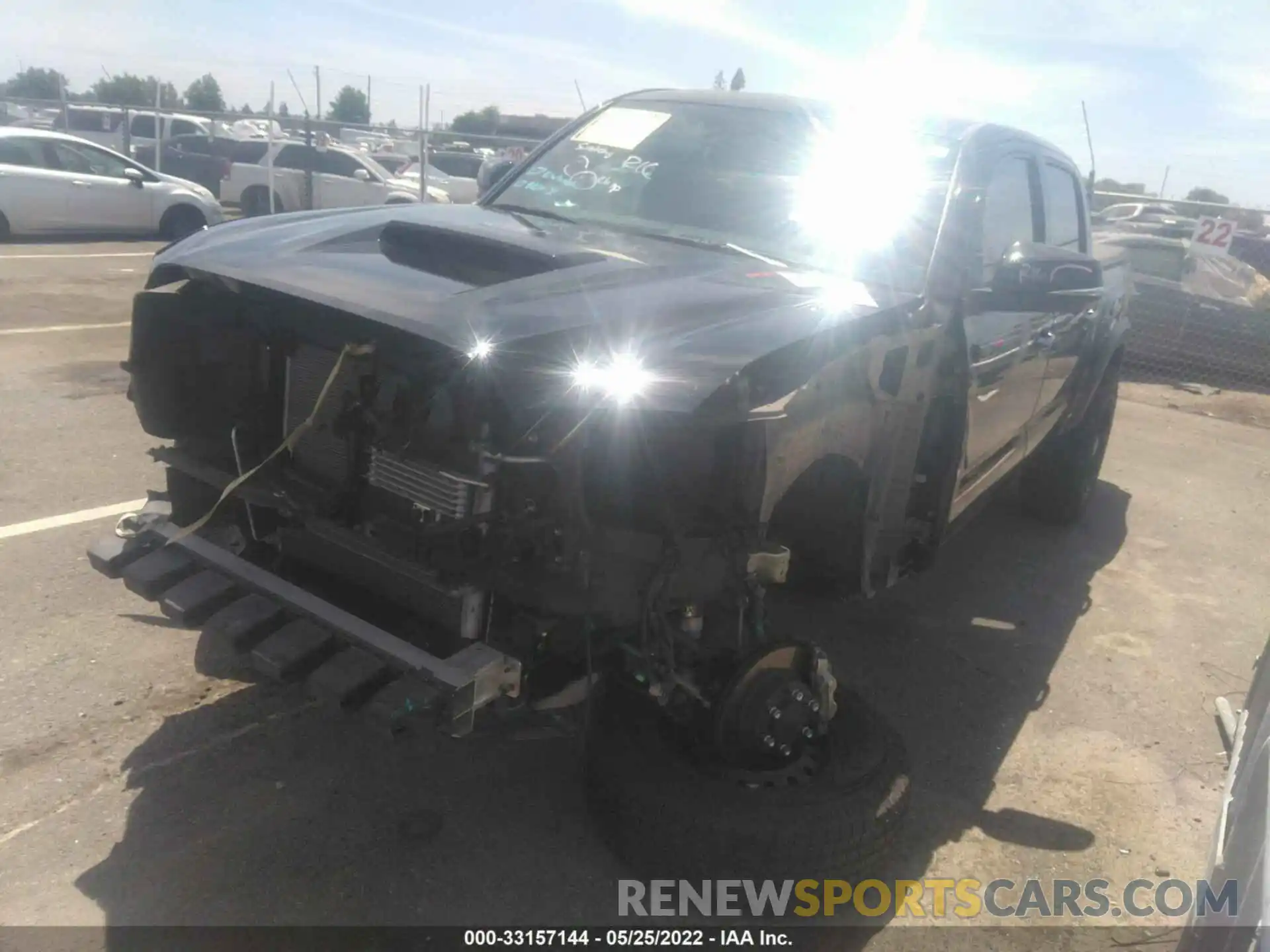 2 Photograph of a damaged car 5TFCZ5AN3KX200343 TOYOTA TACOMA 4WD 2019