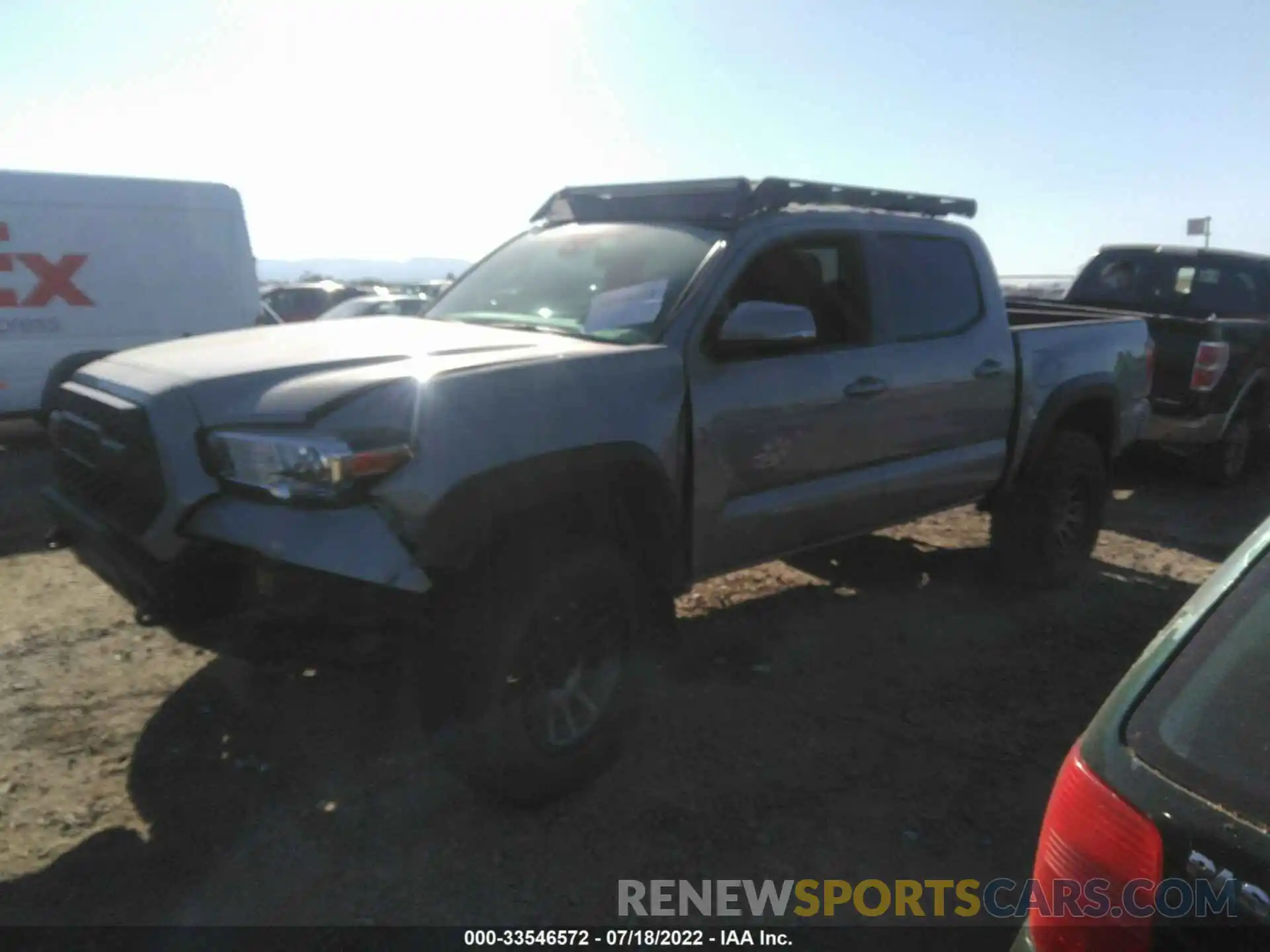 2 Photograph of a damaged car 5TFCZ5AN4KX182130 TOYOTA TACOMA 4WD 2019