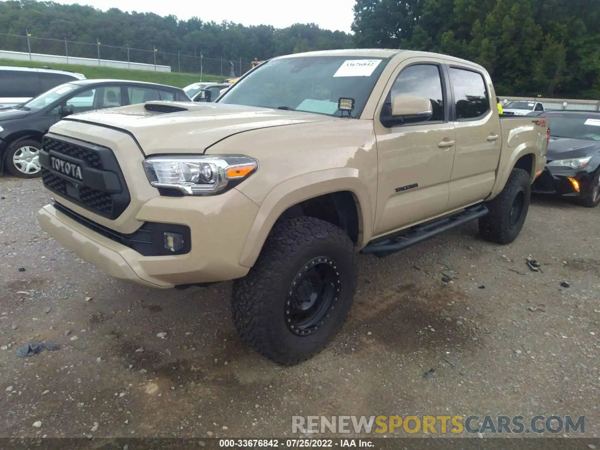 2 Photograph of a damaged car 5TFCZ5AN9KX174010 TOYOTA TACOMA 4WD 2019