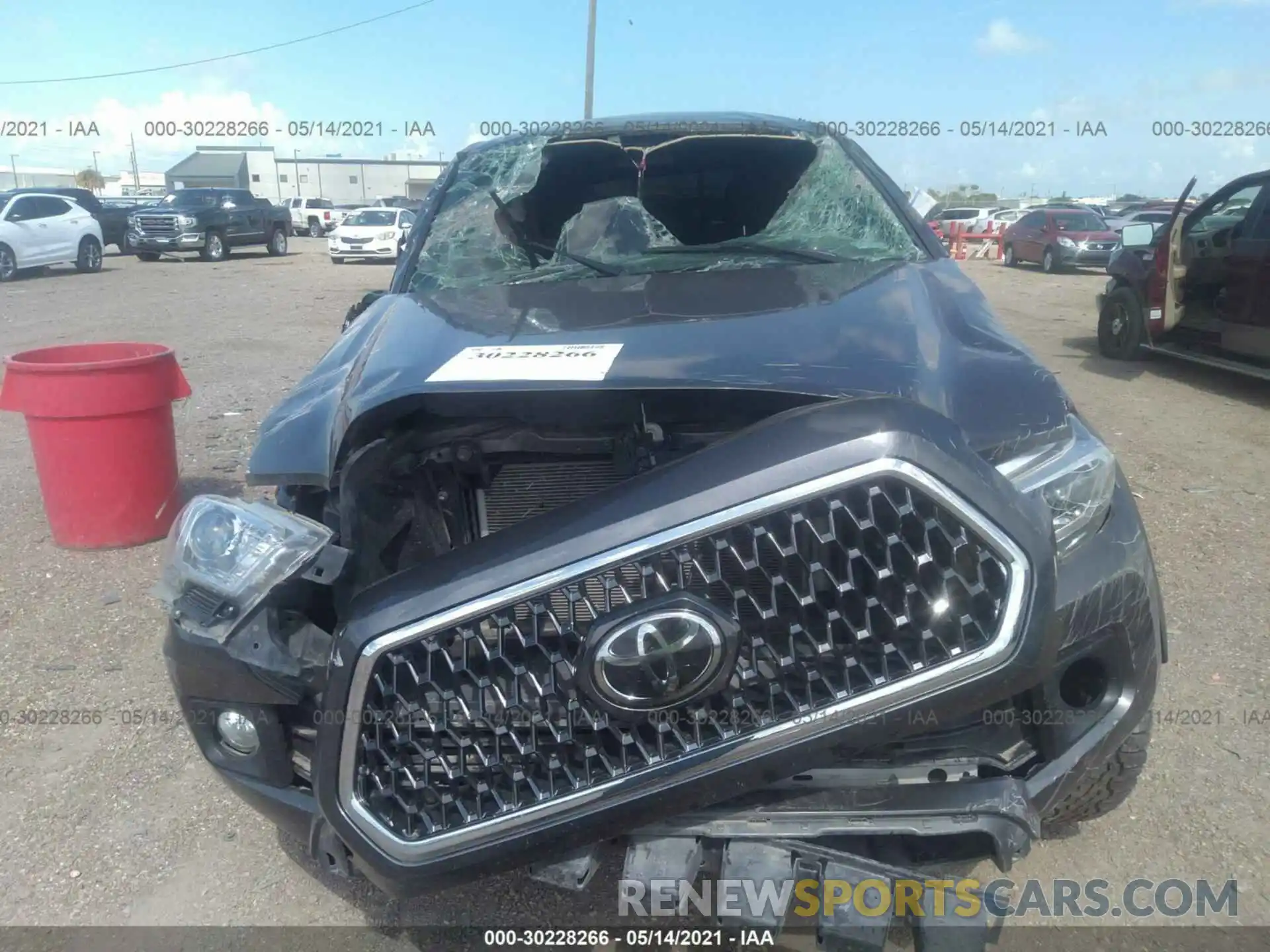 6 Photograph of a damaged car 5TFCZ5ANXKX174078 TOYOTA TACOMA 4WD 2019