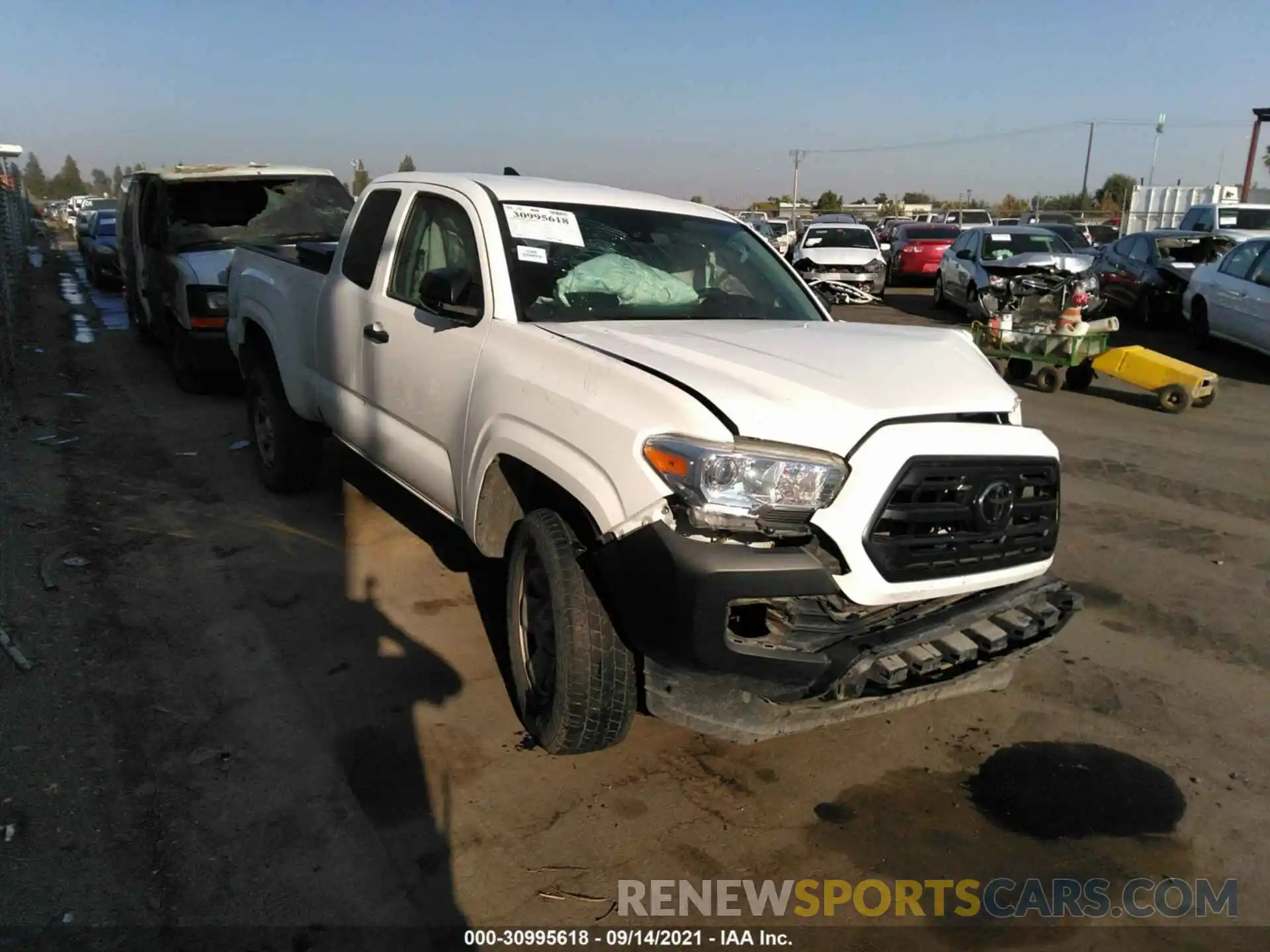 1 Photograph of a damaged car 5TFSX5EN2KX065349 TOYOTA TACOMA 4WD 2019