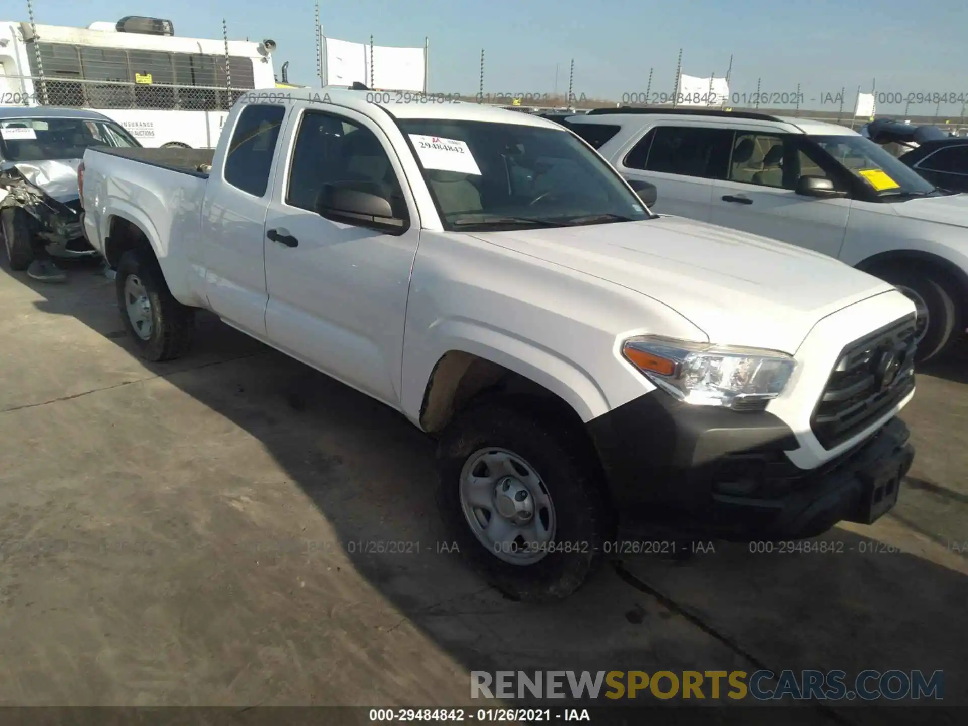 1 Photograph of a damaged car 5TFSX5EN3KX068096 TOYOTA TACOMA 4WD 2019