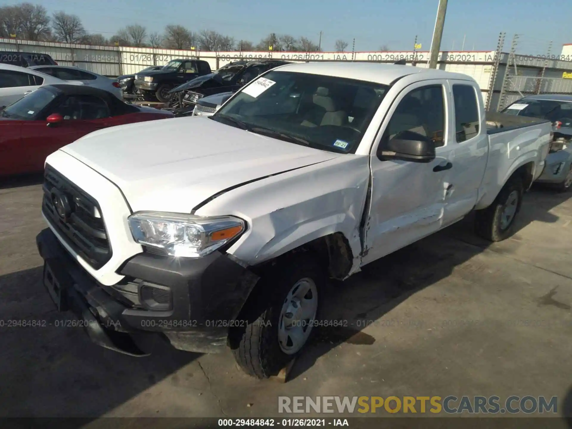 2 Photograph of a damaged car 5TFSX5EN3KX068096 TOYOTA TACOMA 4WD 2019