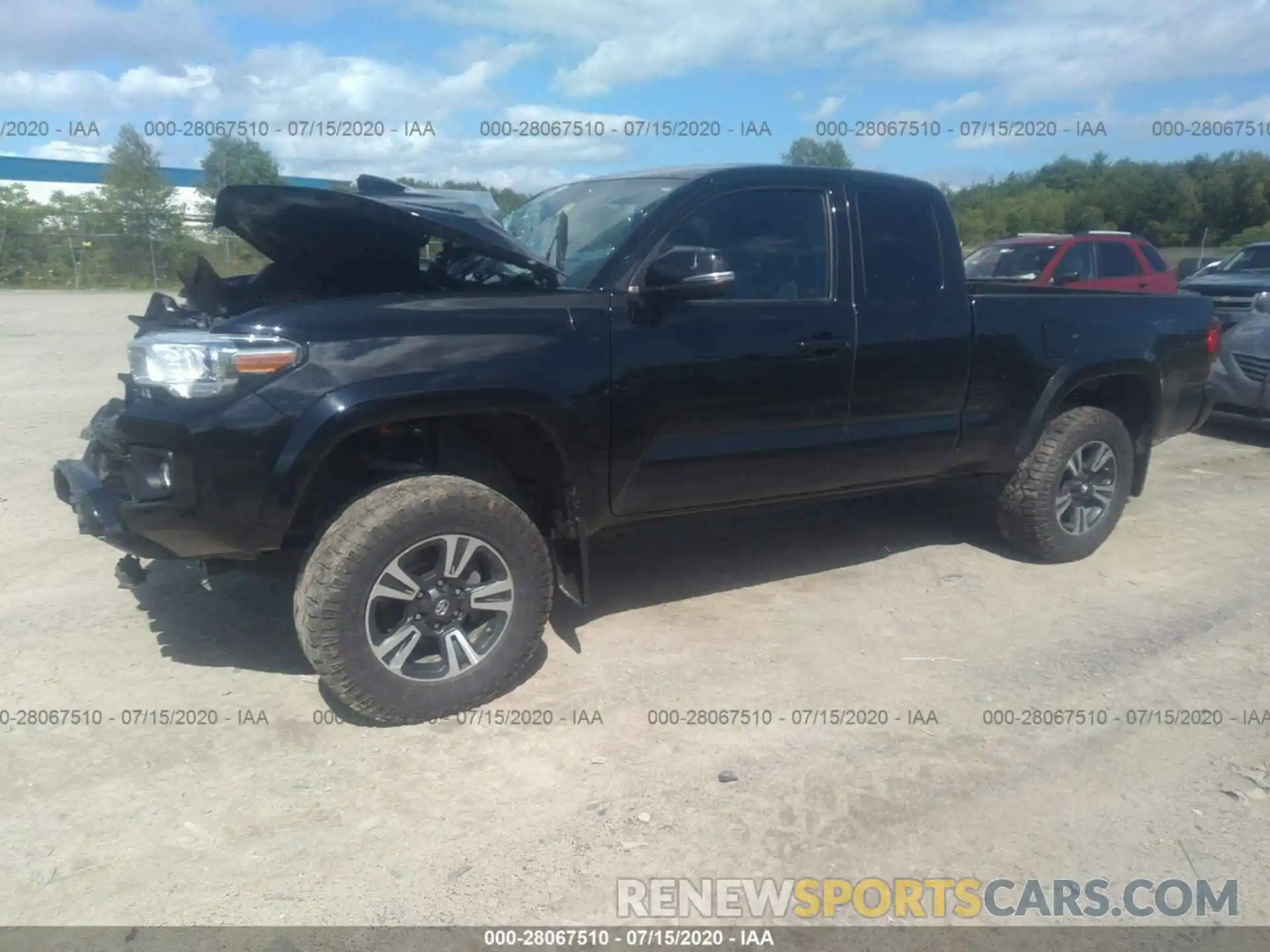 2 Photograph of a damaged car 5TFSZ5AN2KX181019 TOYOTA TACOMA 4WD 2019