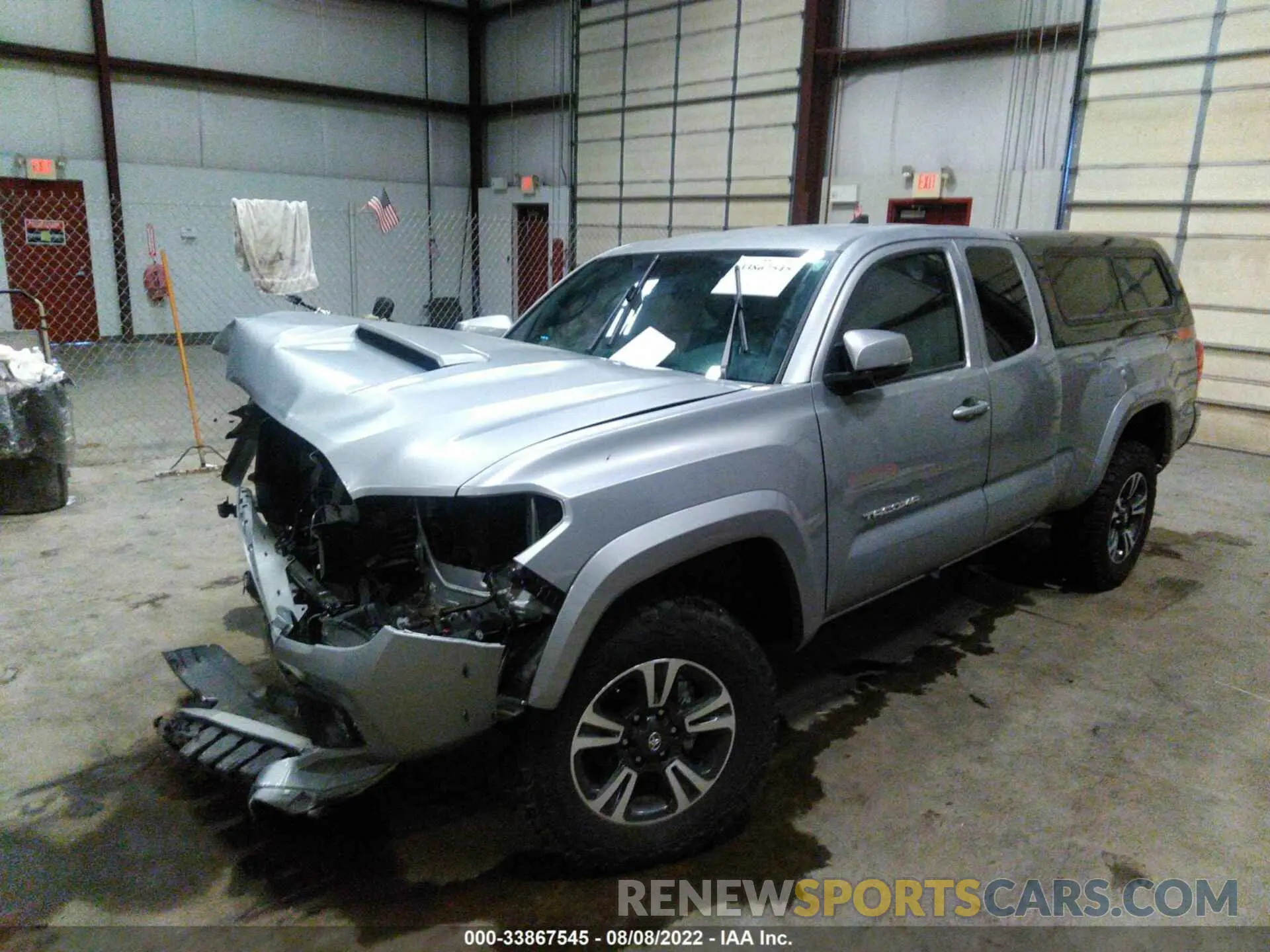 2 Photograph of a damaged car 5TFSZ5AN2KX195230 TOYOTA TACOMA 4WD 2019