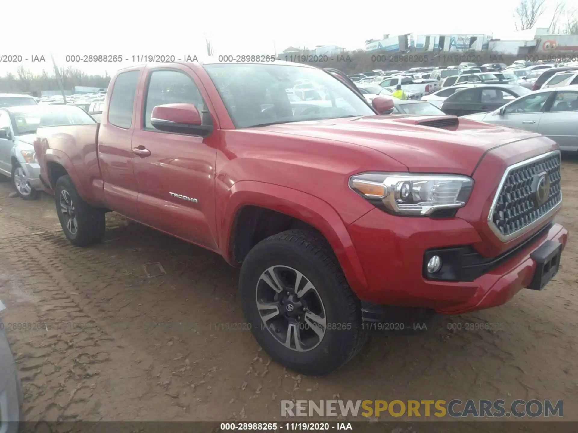 1 Photograph of a damaged car 5TFSZ5AN3KX169672 TOYOTA TACOMA 4WD 2019