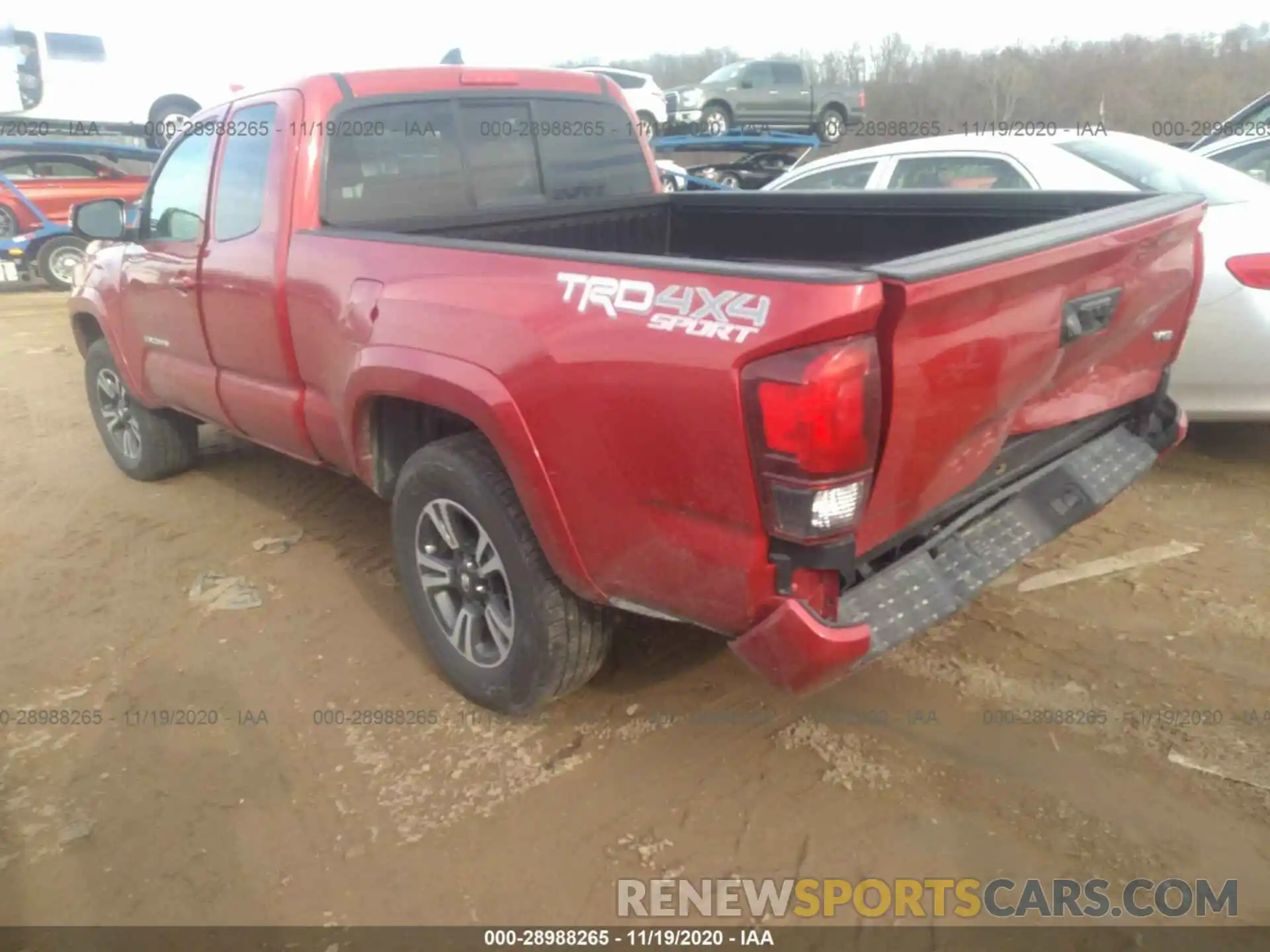 3 Photograph of a damaged car 5TFSZ5AN3KX169672 TOYOTA TACOMA 4WD 2019