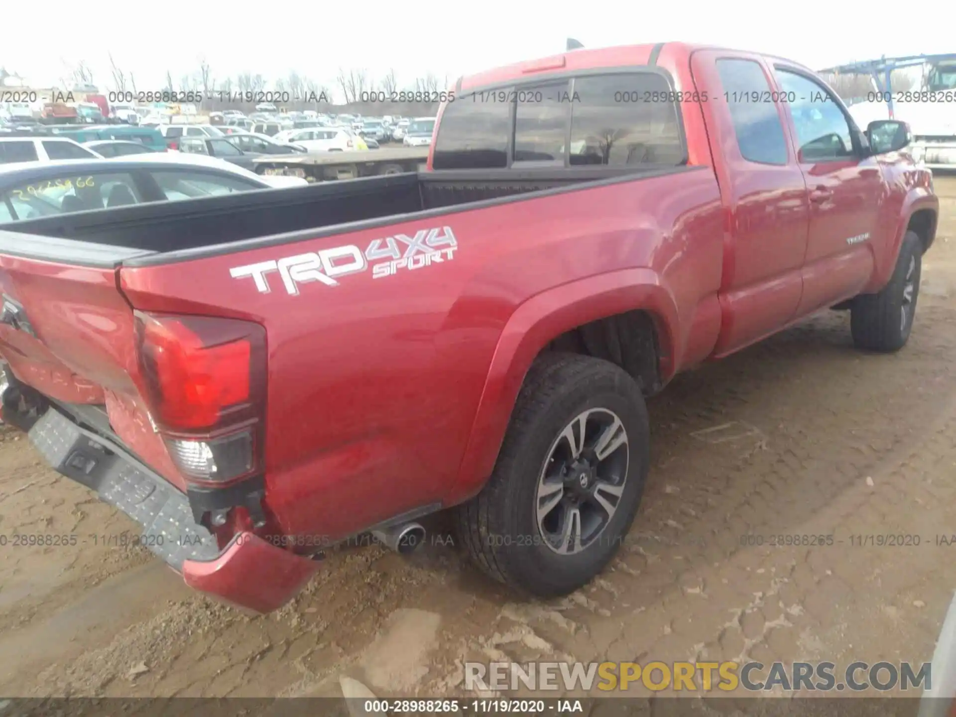 4 Photograph of a damaged car 5TFSZ5AN3KX169672 TOYOTA TACOMA 4WD 2019