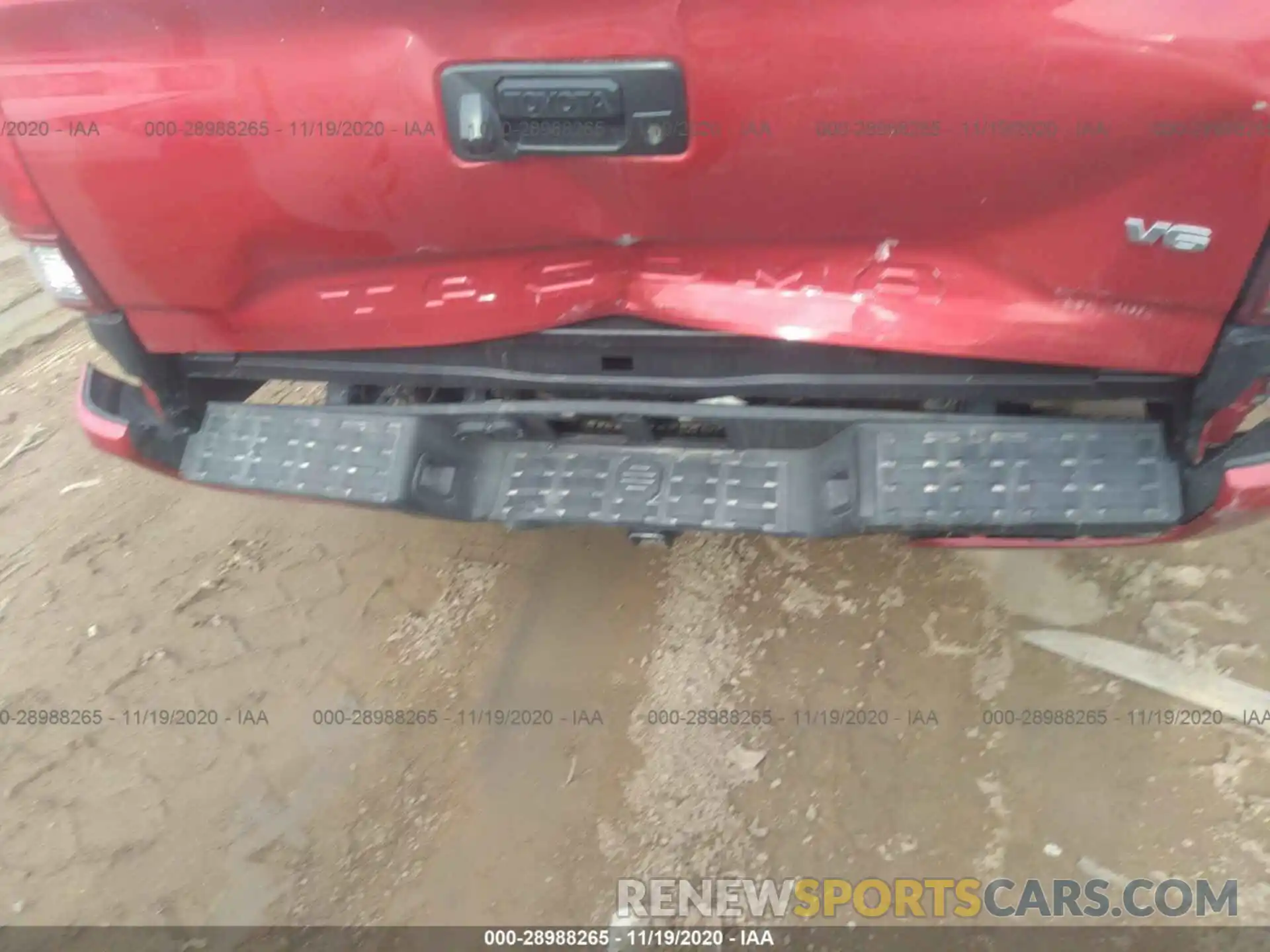 6 Photograph of a damaged car 5TFSZ5AN3KX169672 TOYOTA TACOMA 4WD 2019