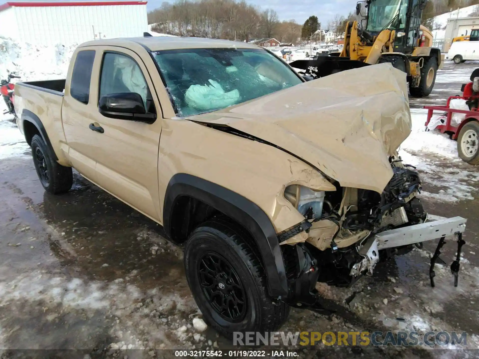 1 Photograph of a damaged car 5TFSZ5ANXKX189238 TOYOTA TACOMA 4WD 2019