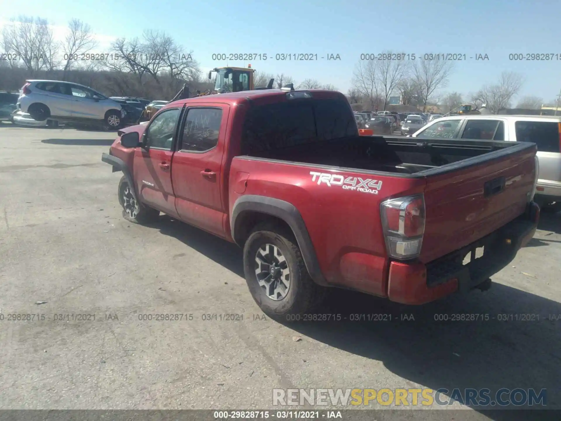 3 Photograph of a damaged car 3TMCZ5AN1LM331679 TOYOTA TACOMA 4WD 2020