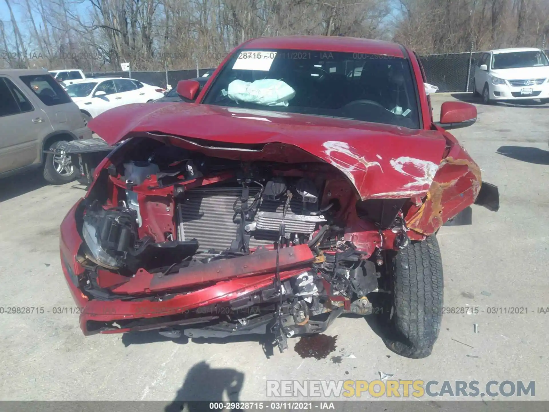 6 Photograph of a damaged car 3TMCZ5AN1LM331679 TOYOTA TACOMA 4WD 2020