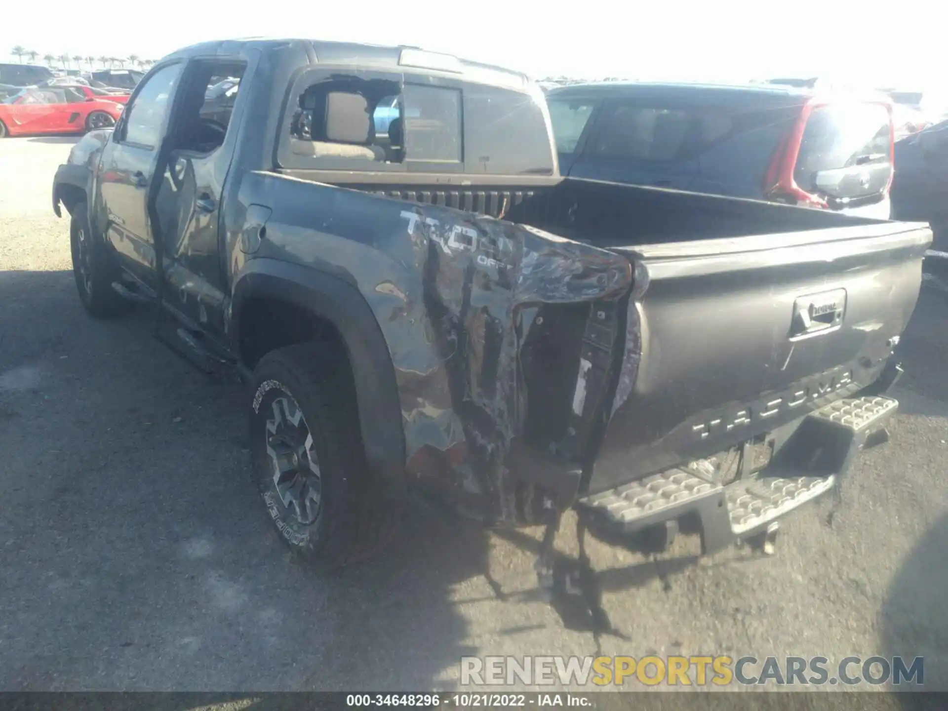 3 Photograph of a damaged car 3TMCZ5AN2LM309190 TOYOTA TACOMA 4WD 2020