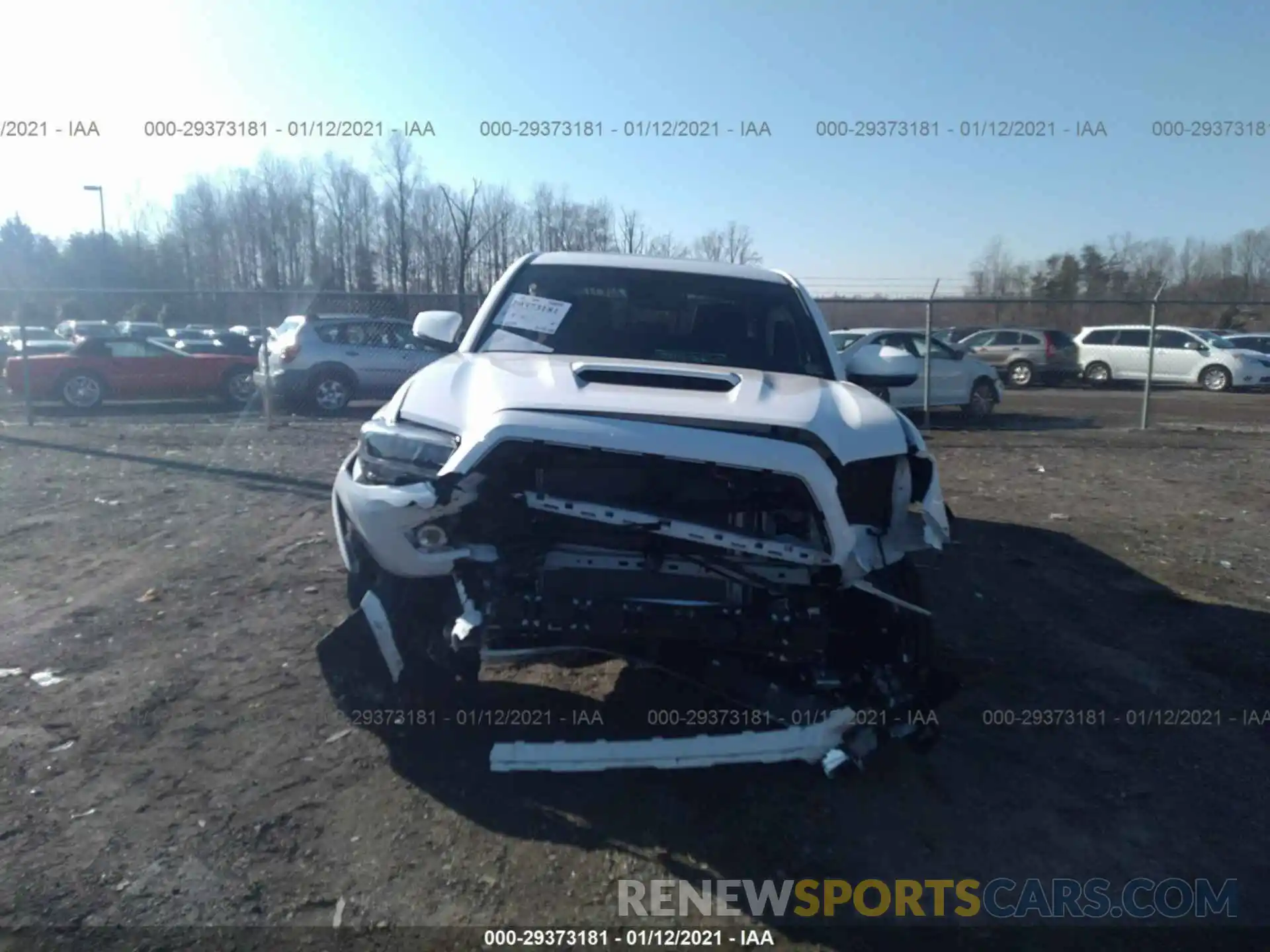 6 Photograph of a damaged car 3TMCZ5AN2LM369471 TOYOTA TACOMA 4WD 2020