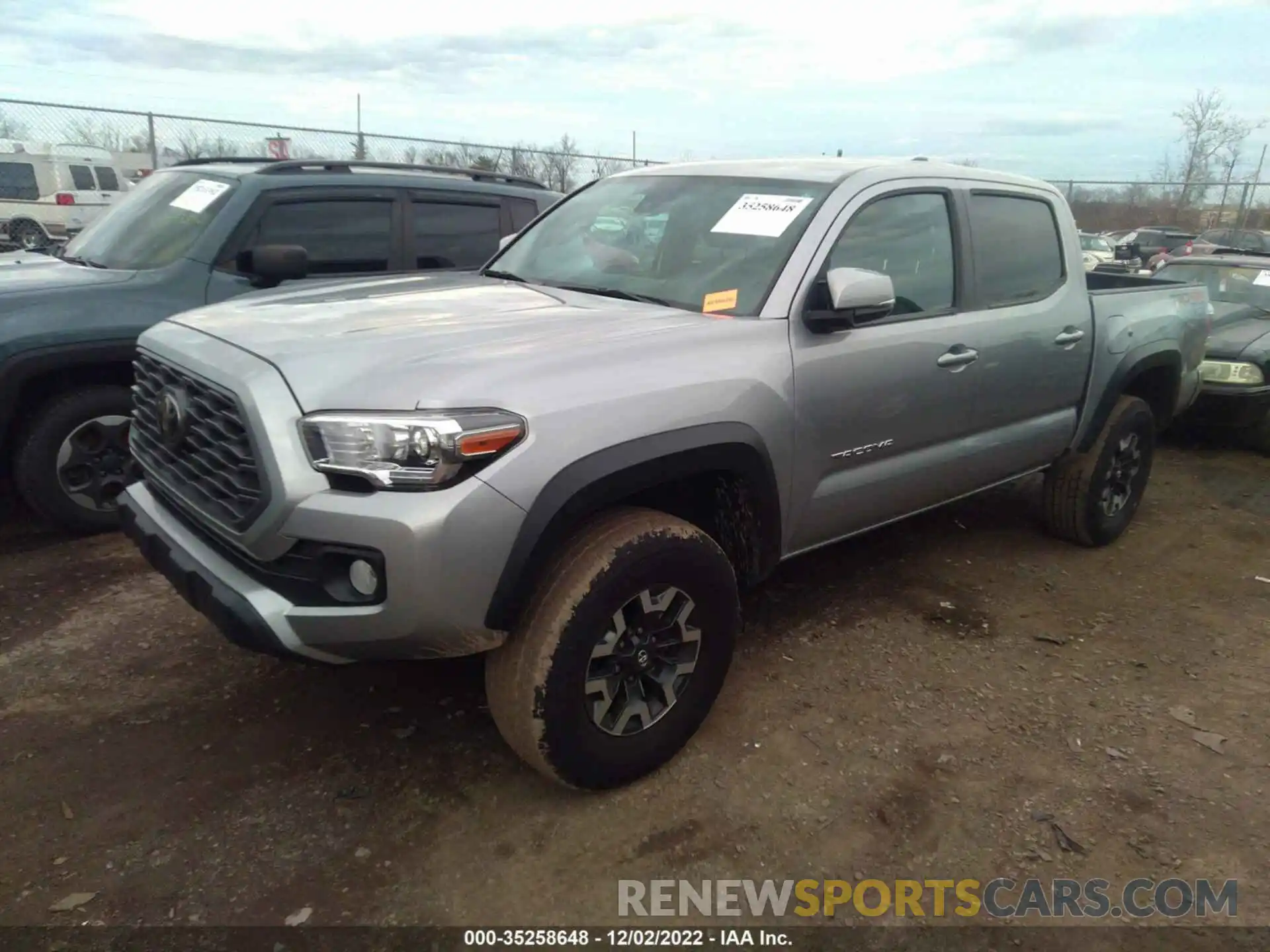 2 Photograph of a damaged car 3TMCZ5AN4LM329537 TOYOTA TACOMA 4WD 2020