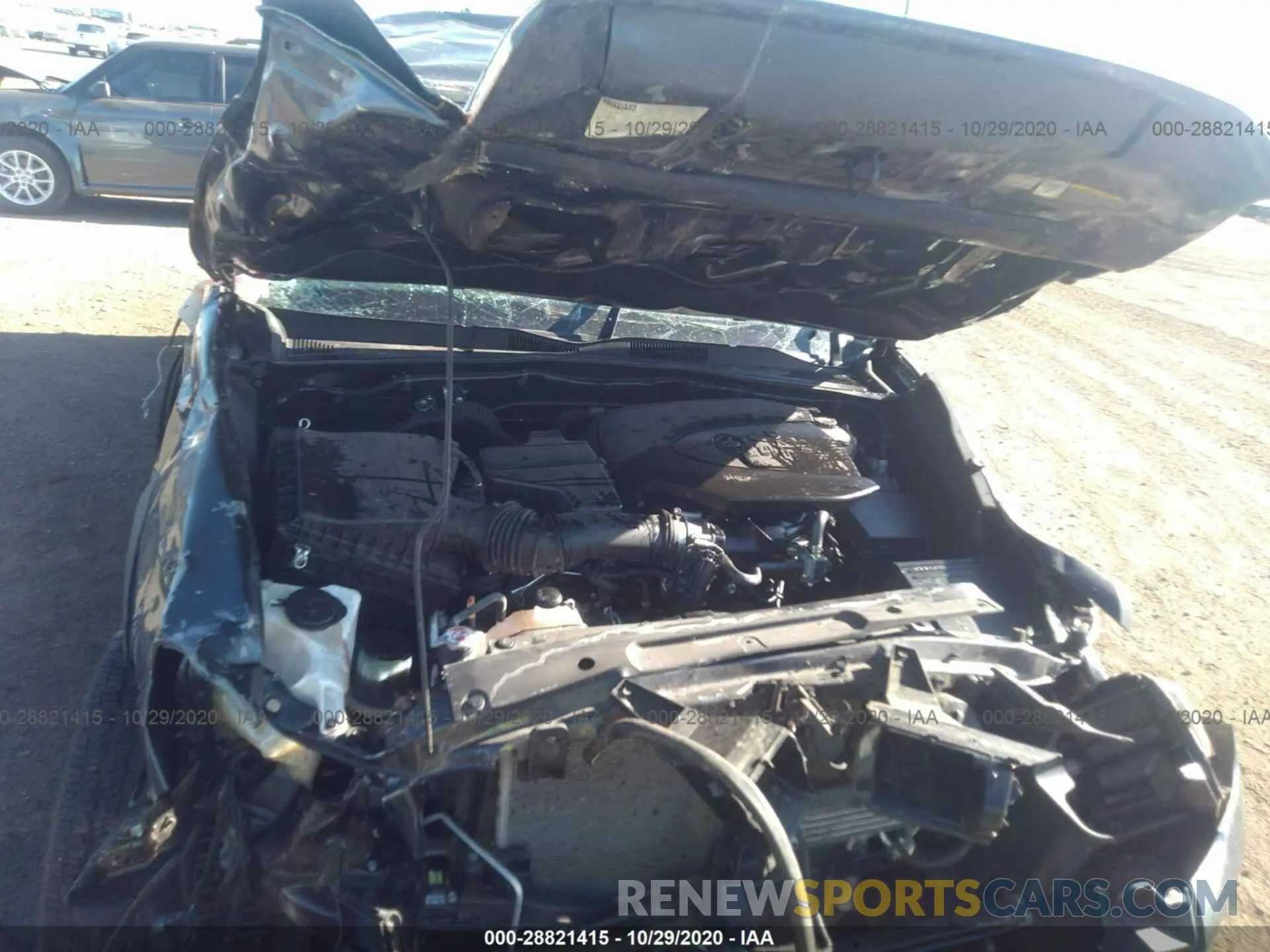 10 Photograph of a damaged car 3TMCZ5AN5LM298699 TOYOTA TACOMA 4WD 2020