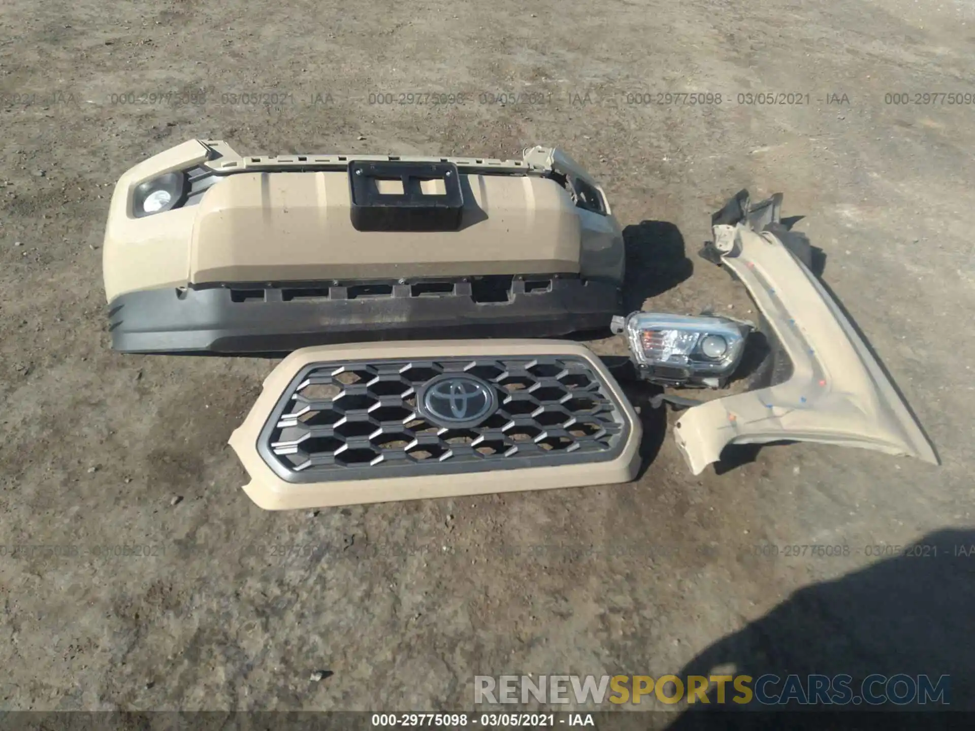 12 Photograph of a damaged car 3TMCZ5AN6LM341267 TOYOTA TACOMA 4WD 2020