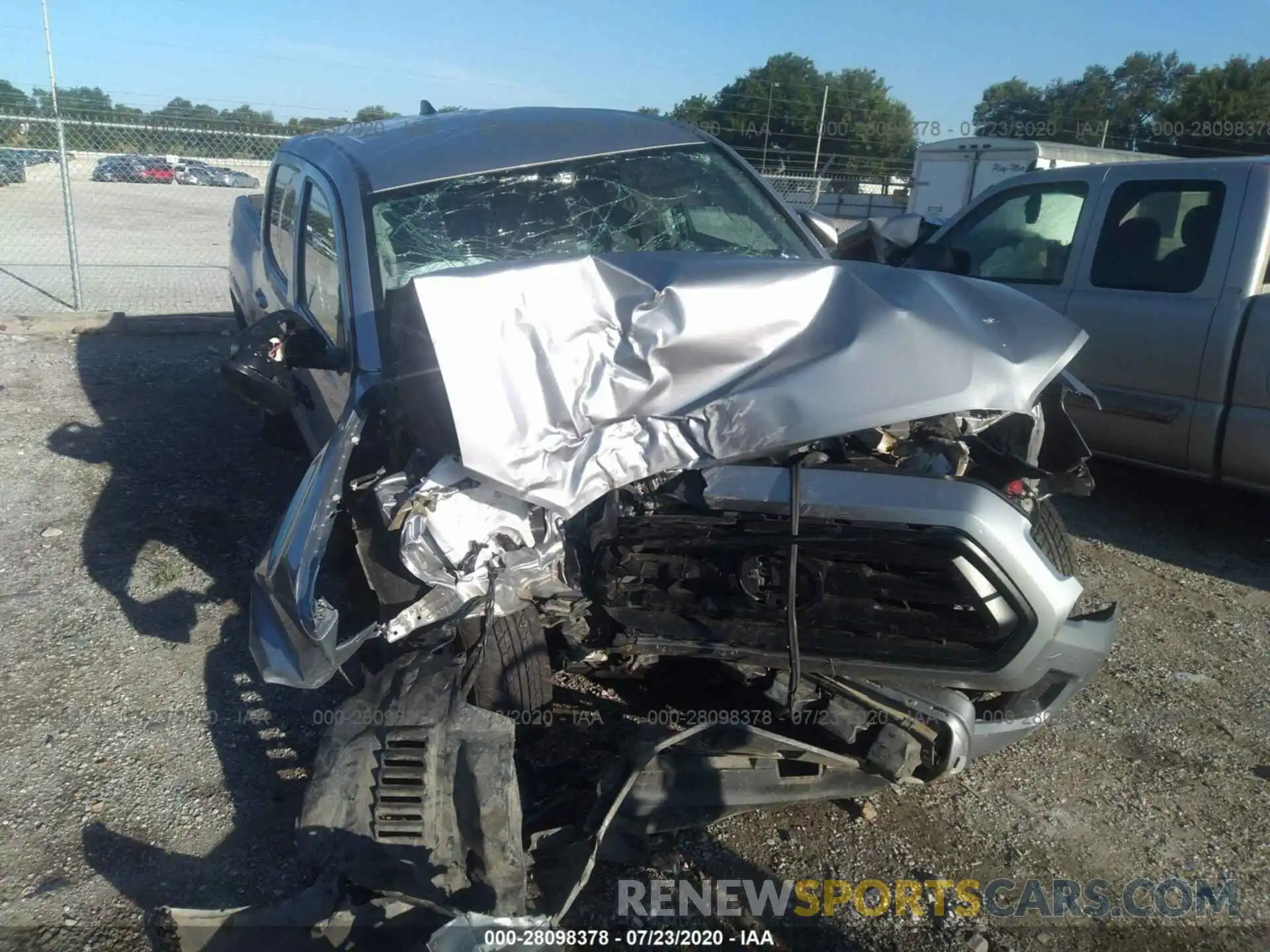 6 Photograph of a damaged car 3TMCZ5AN8LM317956 TOYOTA TACOMA 4WD 2020