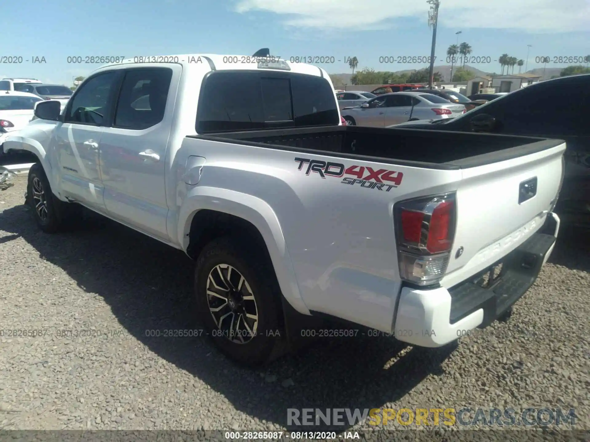 3 Photograph of a damaged car 3TMCZ5ANXLM355916 TOYOTA TACOMA 4WD 2020