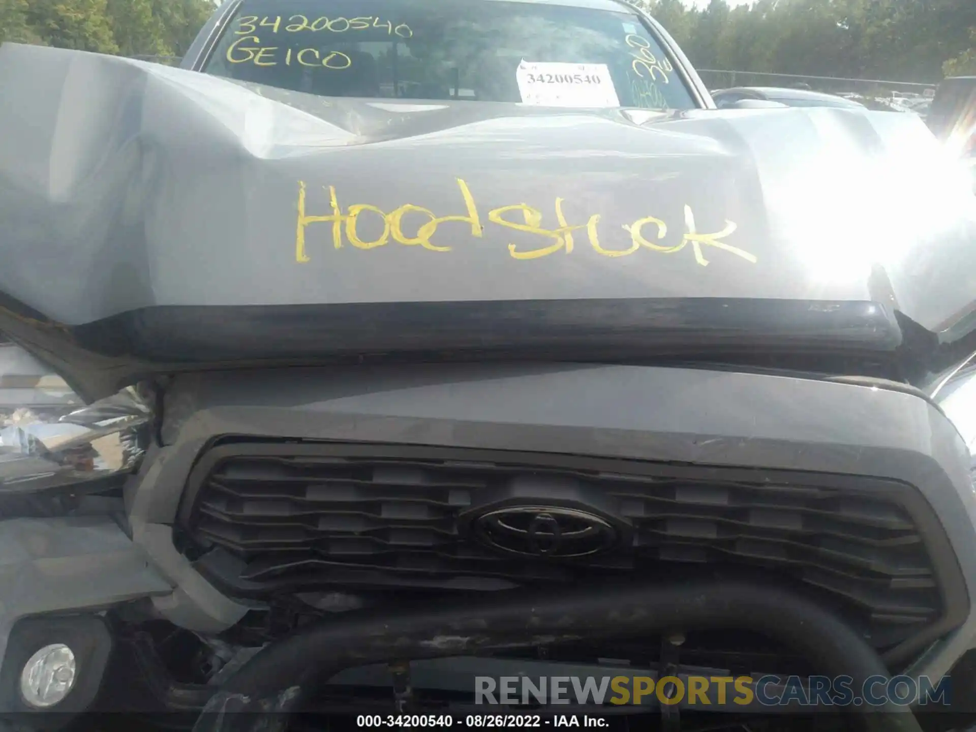 10 Photograph of a damaged car 3TMDZ5BN2LM094476 TOYOTA TACOMA 4WD 2020