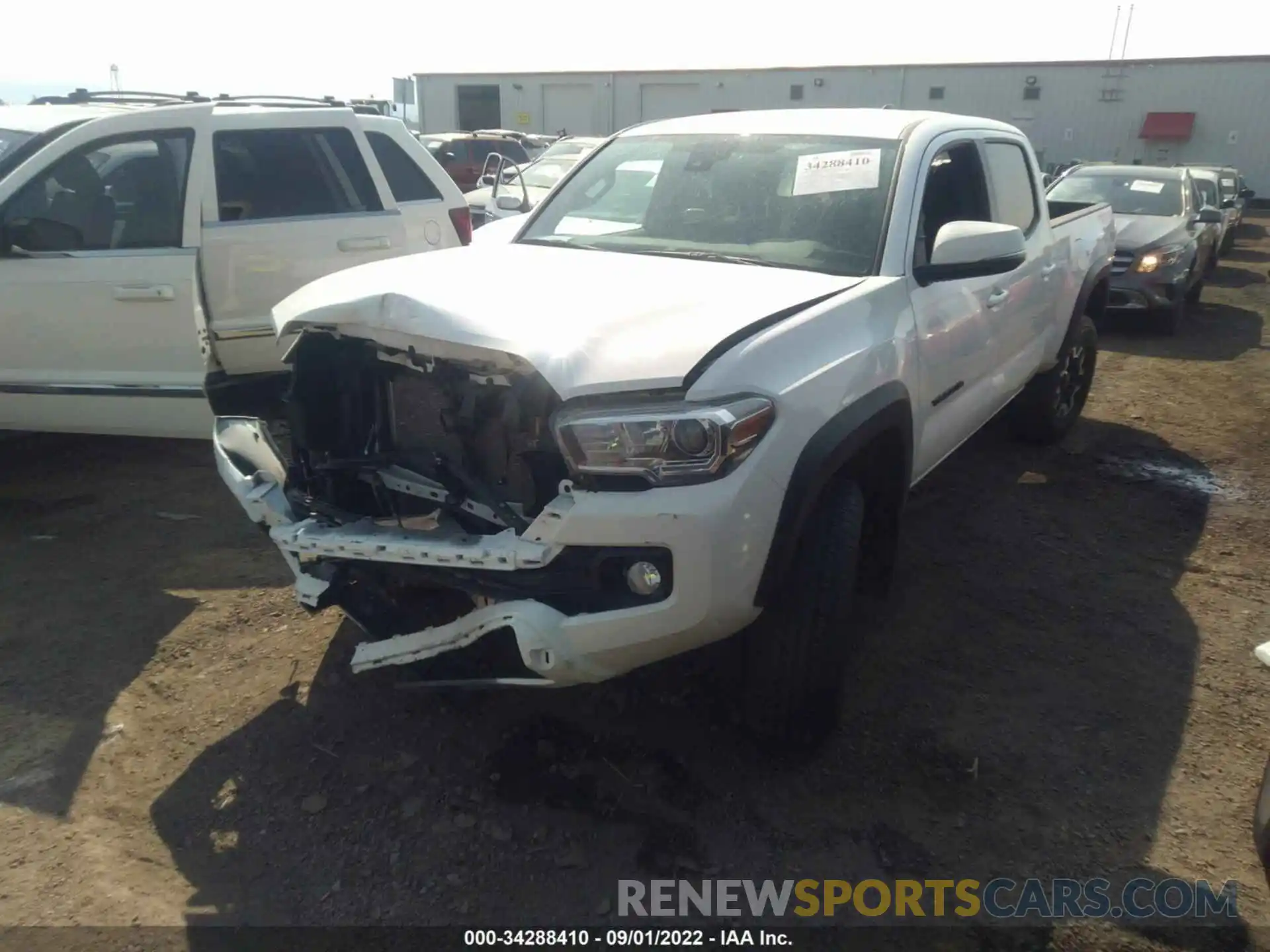 2 Photograph of a damaged car 3TMDZ5BN6LM096795 TOYOTA TACOMA 4WD 2020