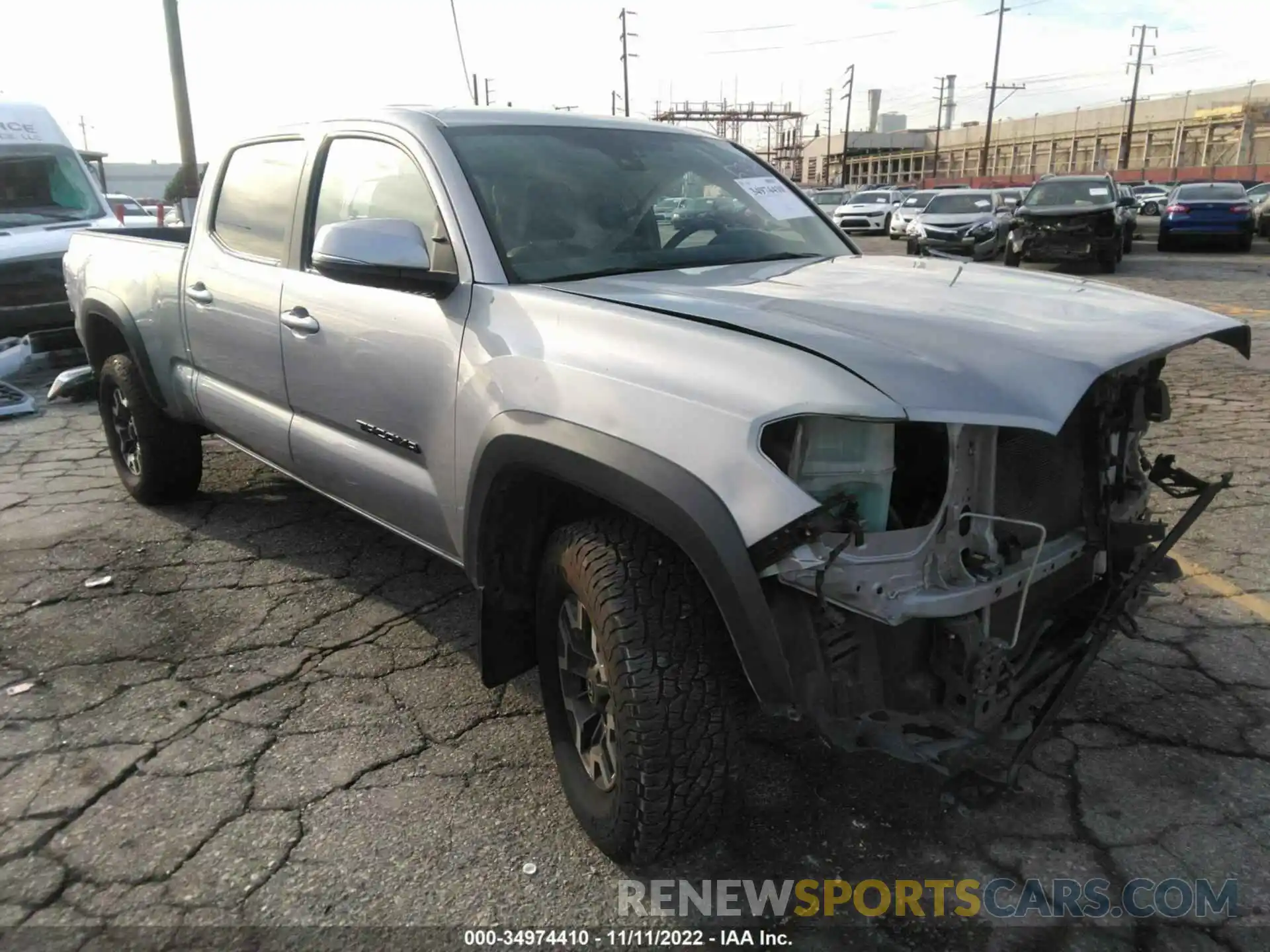 1 Photograph of a damaged car 3TMDZ5BN7LM092531 TOYOTA TACOMA 4WD 2020