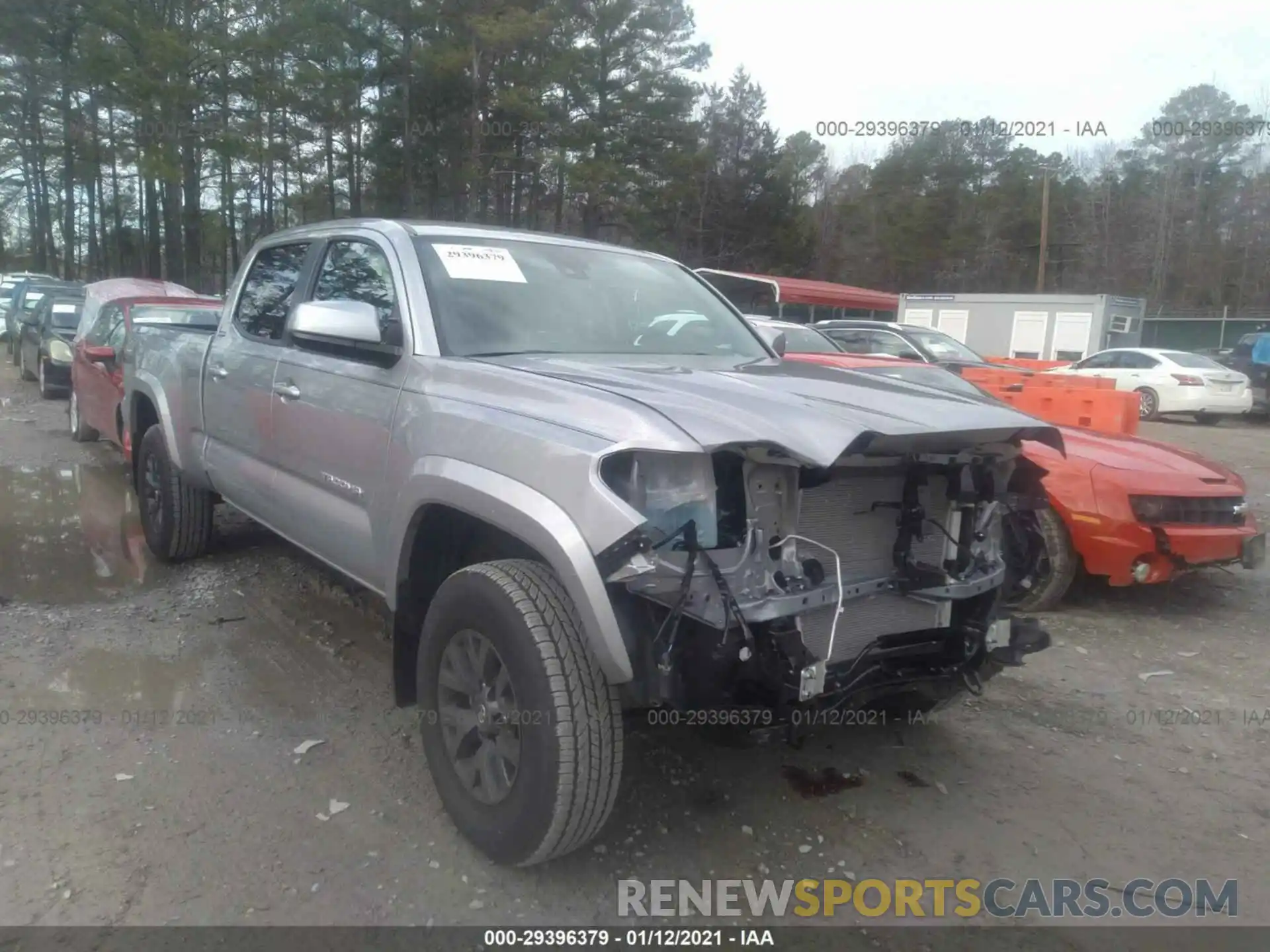 1 Photograph of a damaged car 3TMDZ5BNXLM097819 TOYOTA TACOMA 4WD 2020