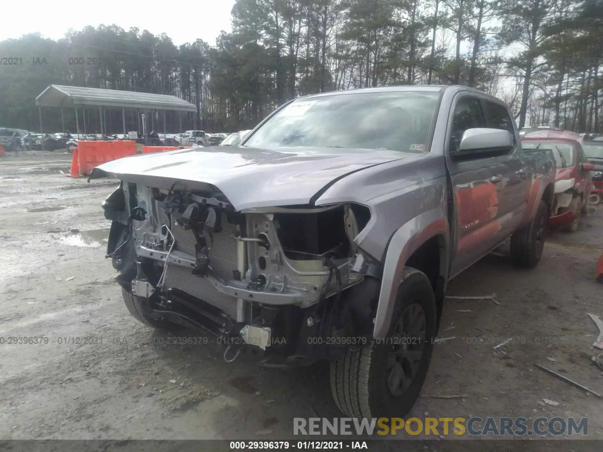 6 Photograph of a damaged car 3TMDZ5BNXLM097819 TOYOTA TACOMA 4WD 2020