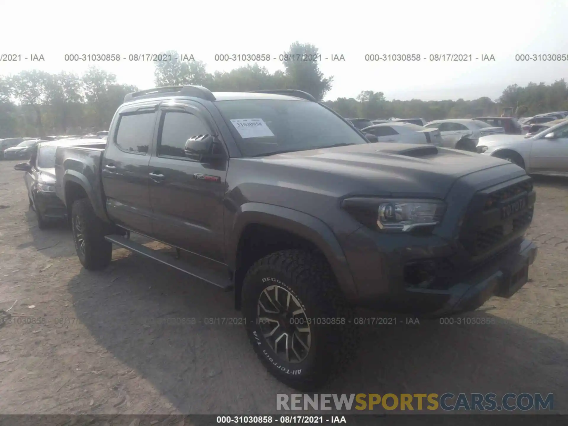 1 Photograph of a damaged car 5TFCZ5AN6LX225237 TOYOTA TACOMA 4WD 2020