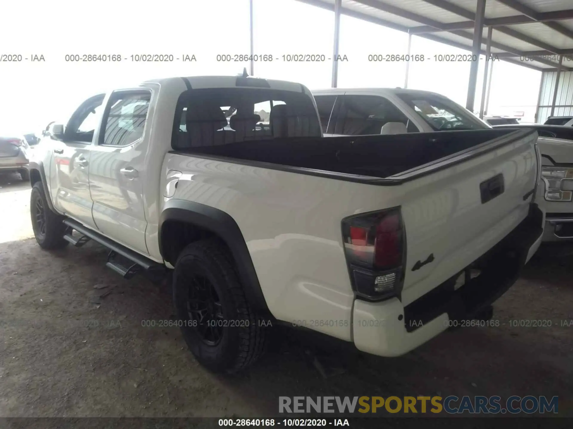 3 Photograph of a damaged car 5TFCZ5AN9LX229170 TOYOTA TACOMA 4WD 2020