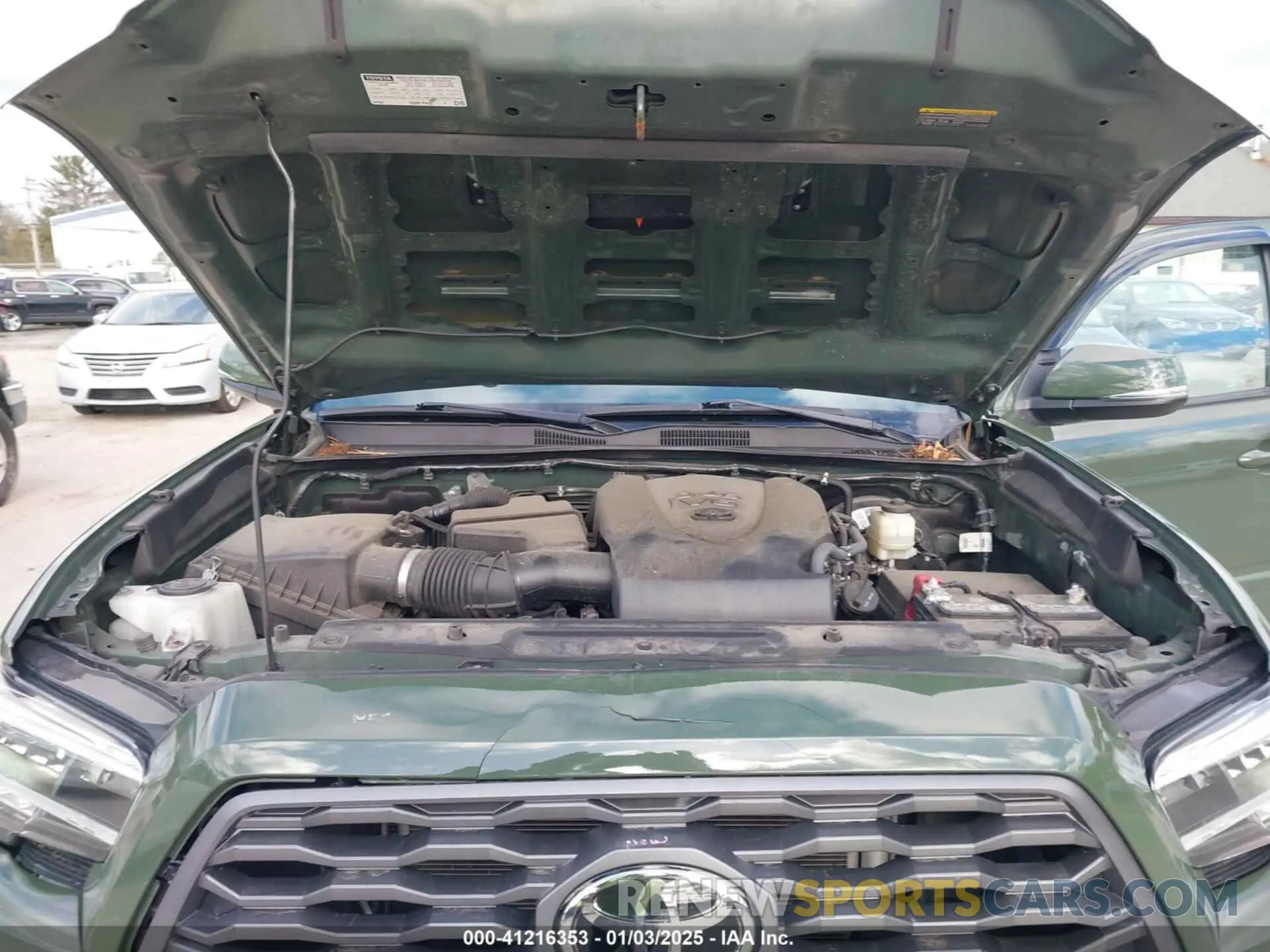 10 Photograph of a damaged car 3TMCZ5AN1MM384190 TOYOTA TACOMA 4WD 2021