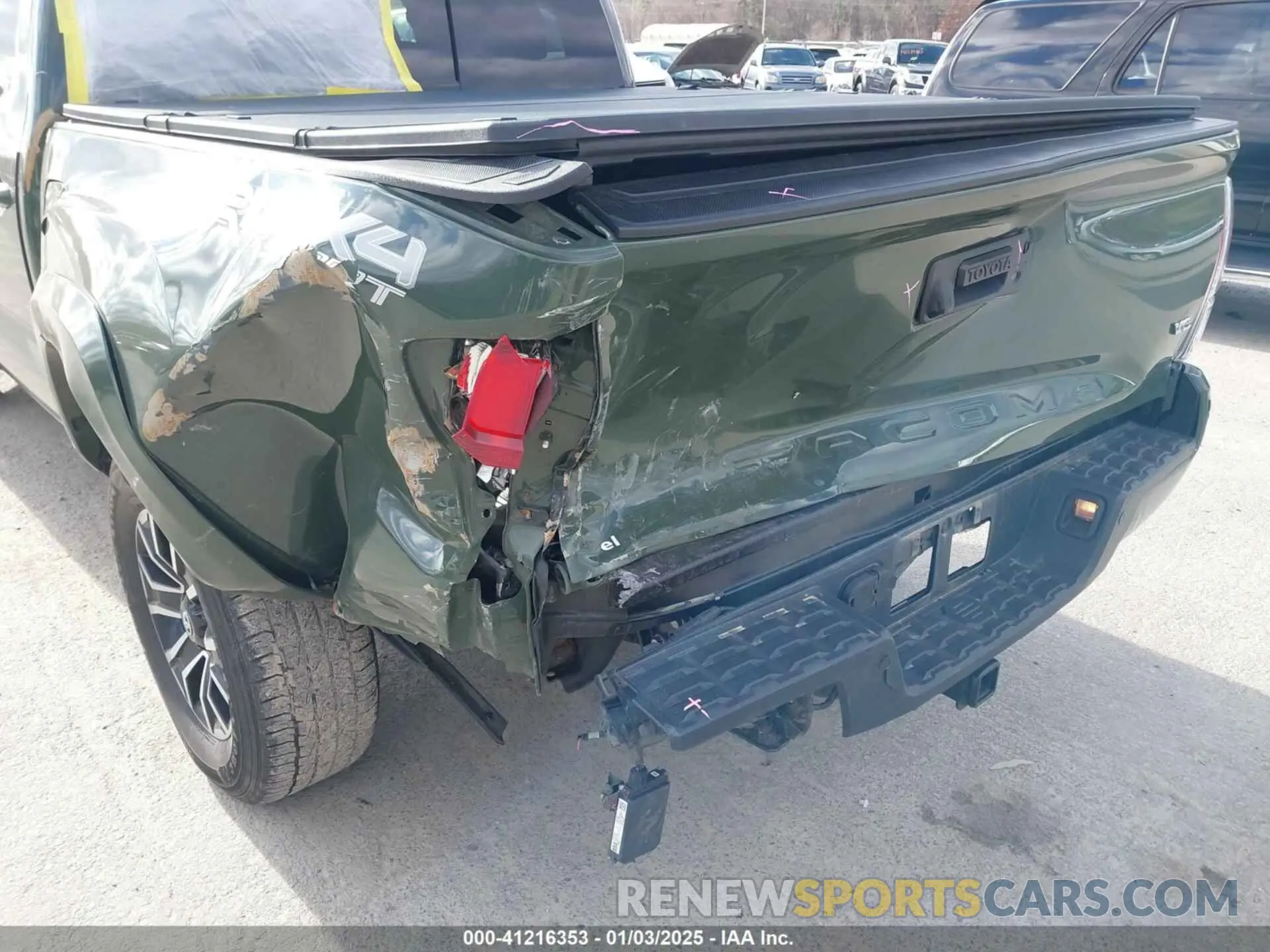 6 Photograph of a damaged car 3TMCZ5AN1MM384190 TOYOTA TACOMA 4WD 2021