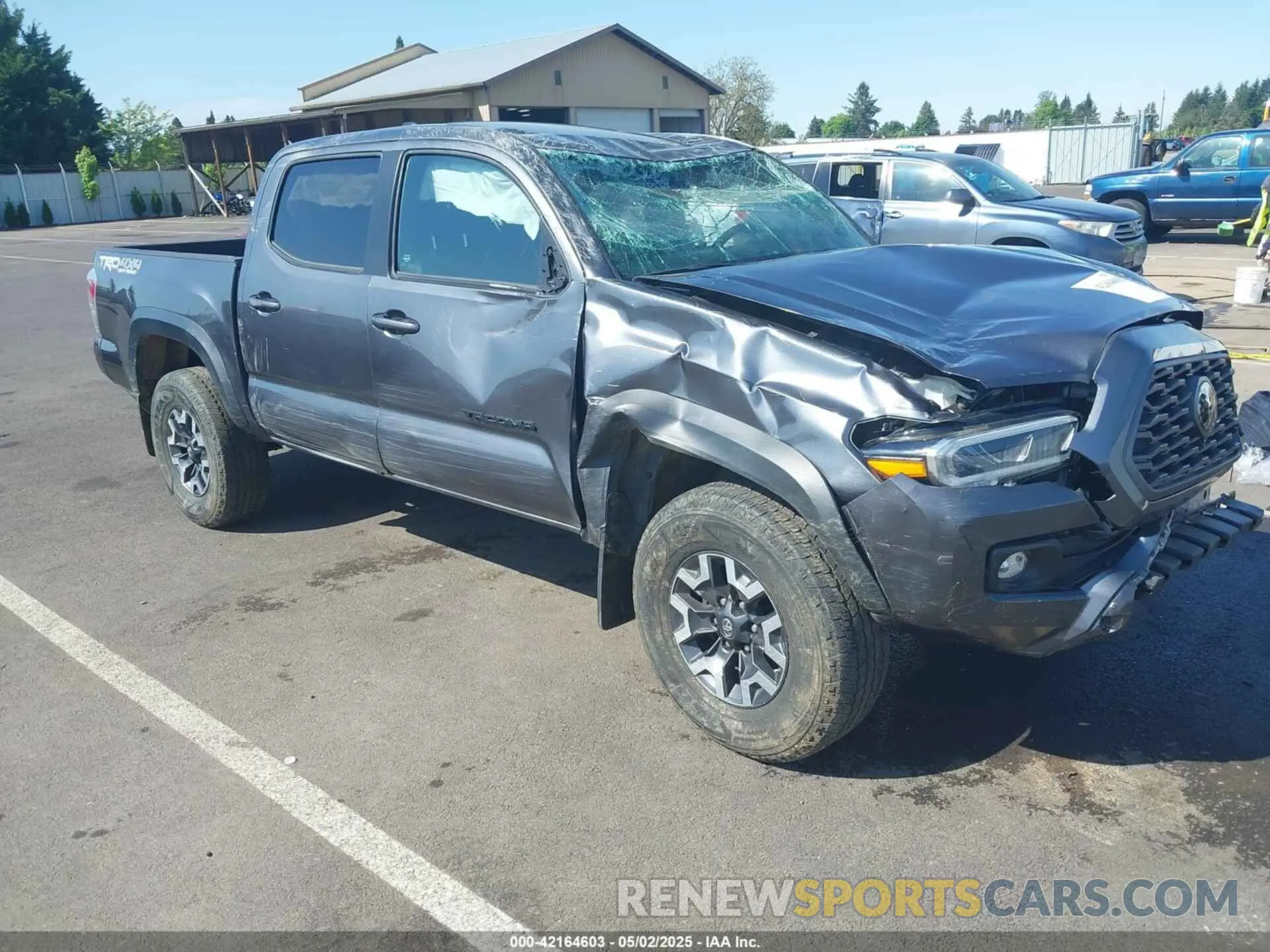 1 Photograph of a damaged car 3TMCZ5AN2MM387079 TOYOTA TACOMA 4WD 2021