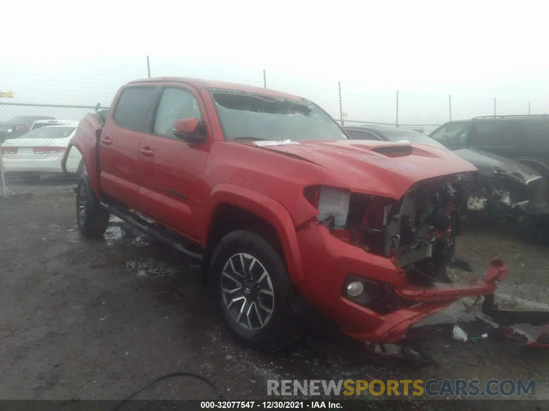 1 Photograph of a damaged car 3TMCZ5AN2MM437155 TOYOTA TACOMA 4WD 2021