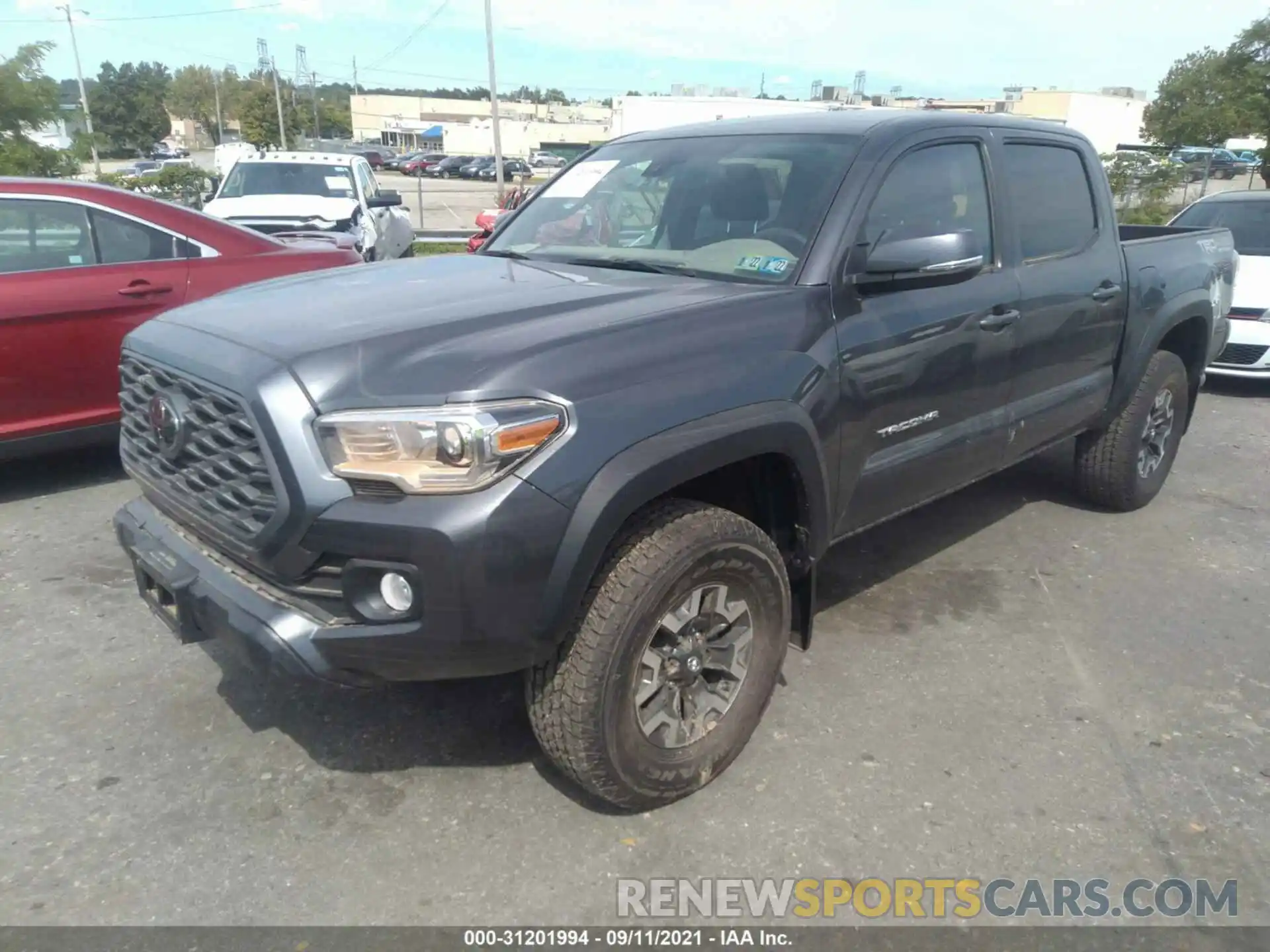 2 Photograph of a damaged car 3TMCZ5AN3MM371490 TOYOTA TACOMA 4WD 2021