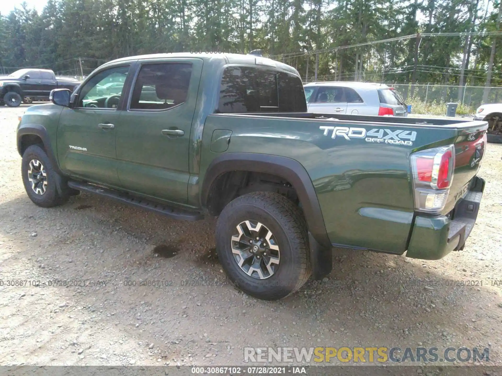 3 Photograph of a damaged car 3TMCZ5AN3MM390069 TOYOTA TACOMA 4WD 2021