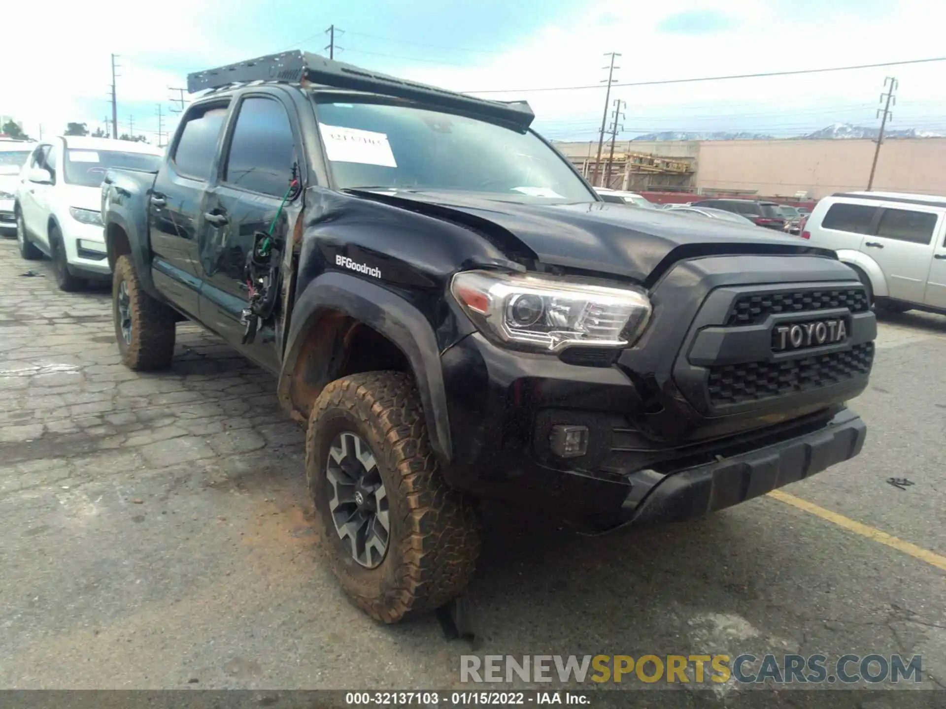 1 Photograph of a damaged car 3TMCZ5AN3MM395983 TOYOTA TACOMA 4WD 2021