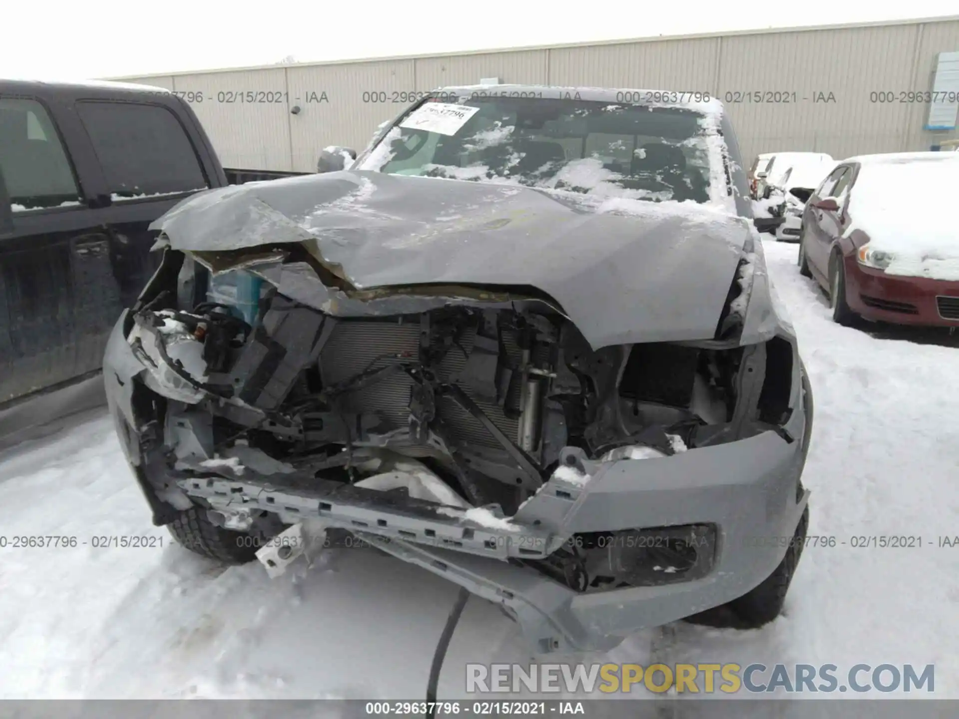 6 Photograph of a damaged car 3TMCZ5AN3MM396986 TOYOTA TACOMA 4WD 2021