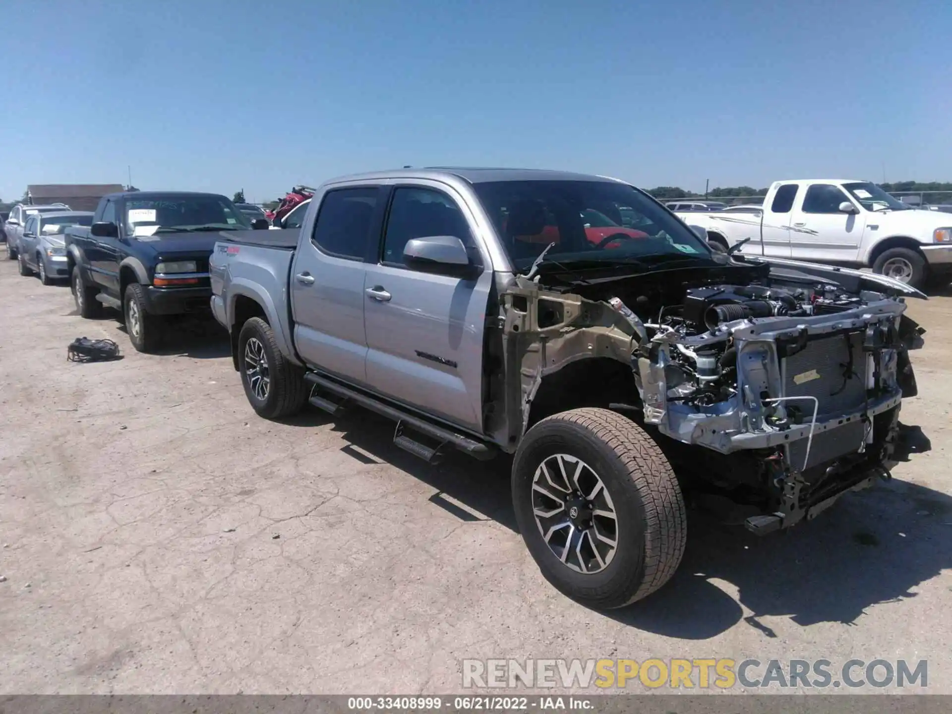 1 Photograph of a damaged car 3TMCZ5AN4MM371188 TOYOTA TACOMA 4WD 2021