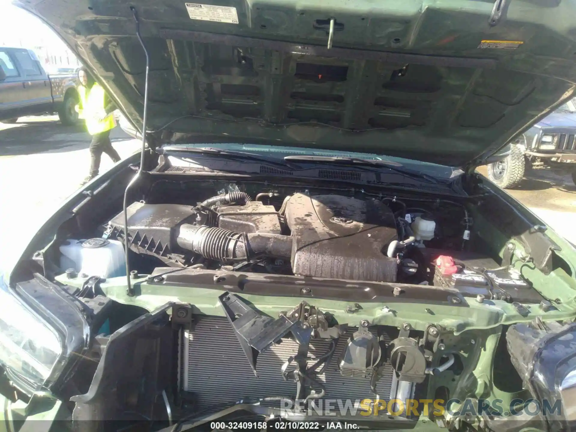 10 Photograph of a damaged car 3TMCZ5AN5MM386167 TOYOTA TACOMA 4WD 2021