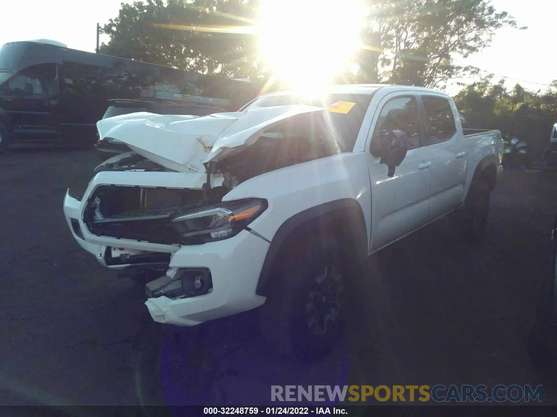 2 Photograph of a damaged car 3TMCZ5AN5MM426165 TOYOTA TACOMA 4WD 2021