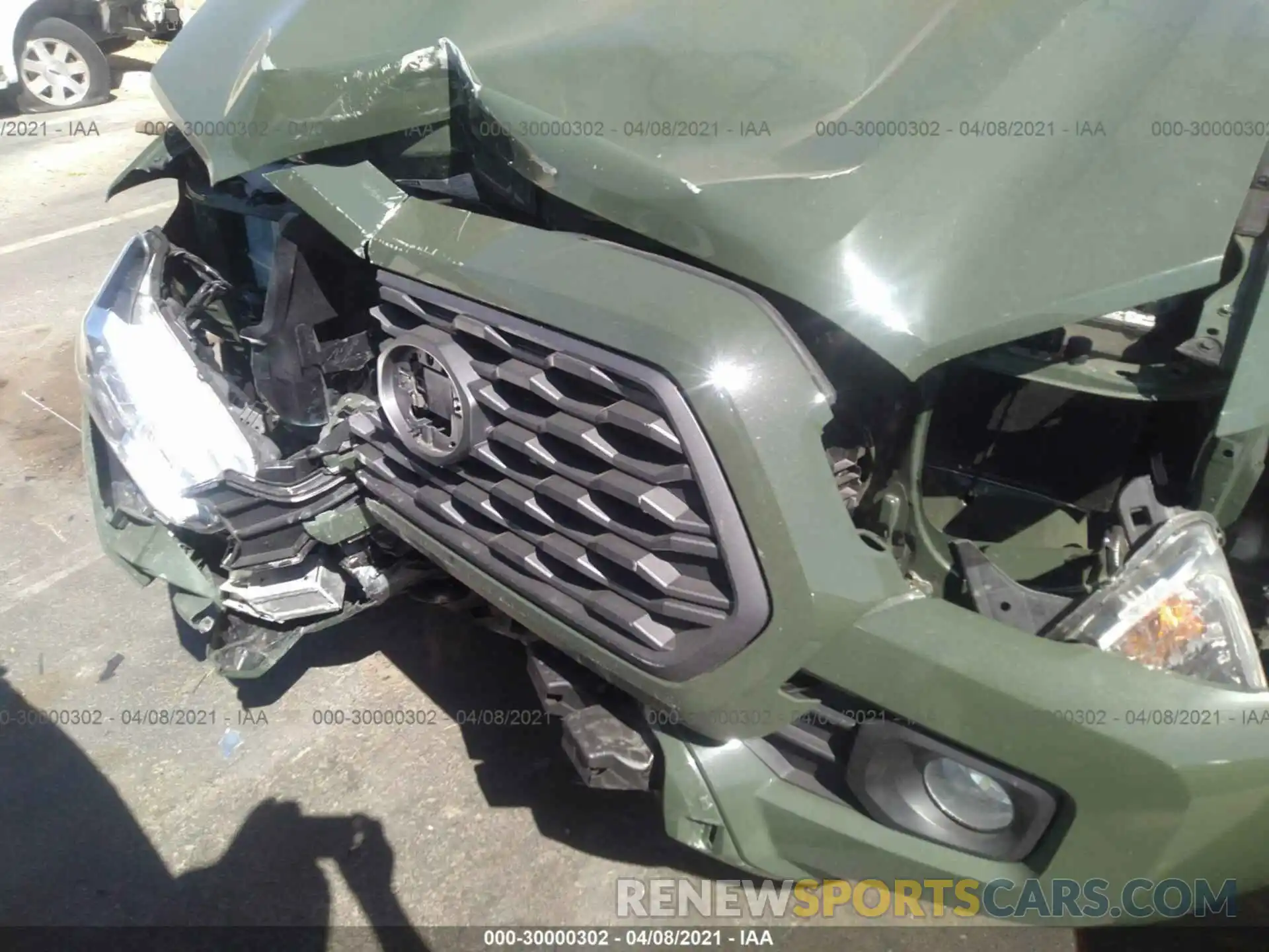 6 Photograph of a damaged car 3TMCZ5AN6MM381026 TOYOTA TACOMA 4WD 2021