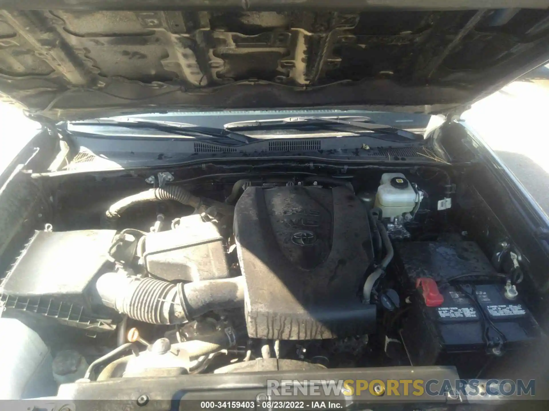 10 Photograph of a damaged car 3TMCZ5AN6MM422514 TOYOTA TACOMA 4WD 2021