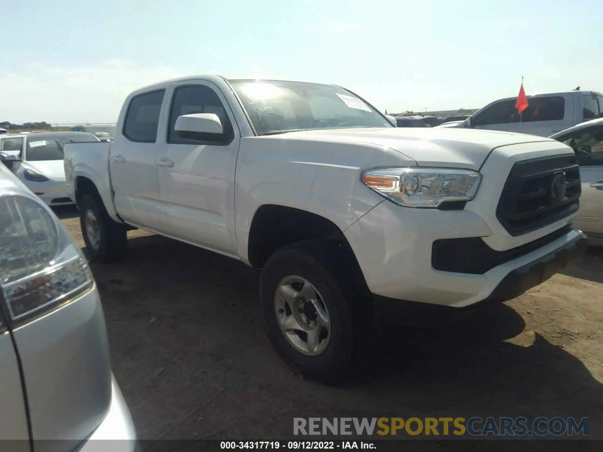 1 Photograph of a damaged car 3TMCZ5AN6MM423422 TOYOTA TACOMA 4WD 2021