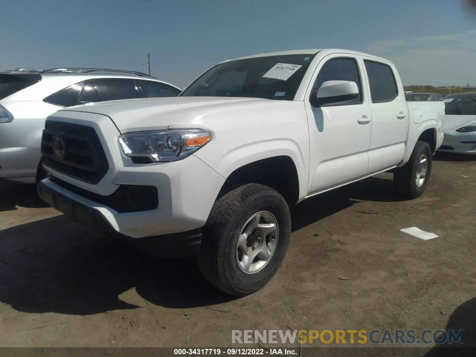 2 Photograph of a damaged car 3TMCZ5AN6MM423422 TOYOTA TACOMA 4WD 2021