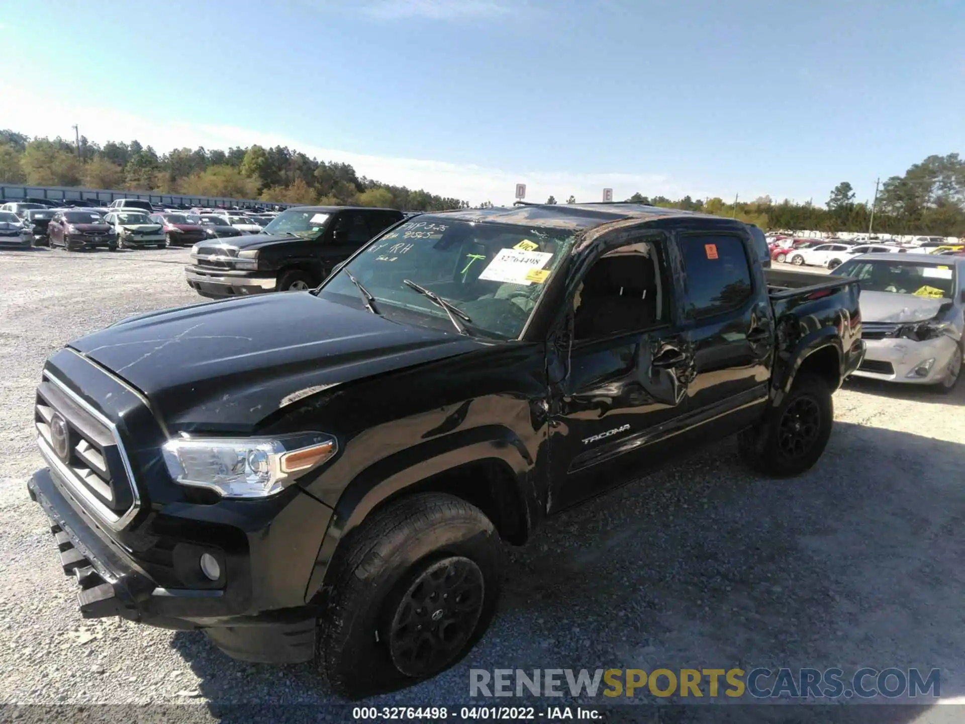 6 Photograph of a damaged car 3TMCZ5AN6MM433044 TOYOTA TACOMA 4WD 2021