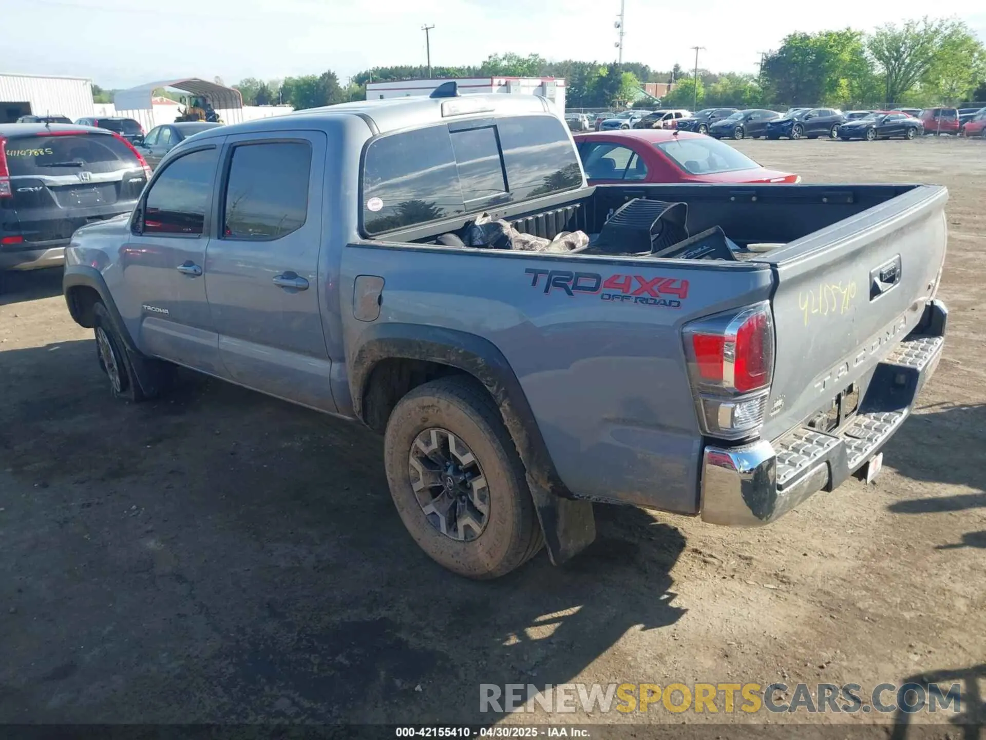 3 Photograph of a damaged car 3TMCZ5AN7MM373405 TOYOTA TACOMA 4WD 2021