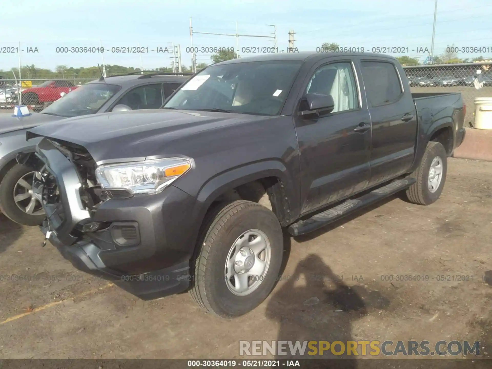 2 Photograph of a damaged car 3TMCZ5AN7MM398126 TOYOTA TACOMA 4WD 2021