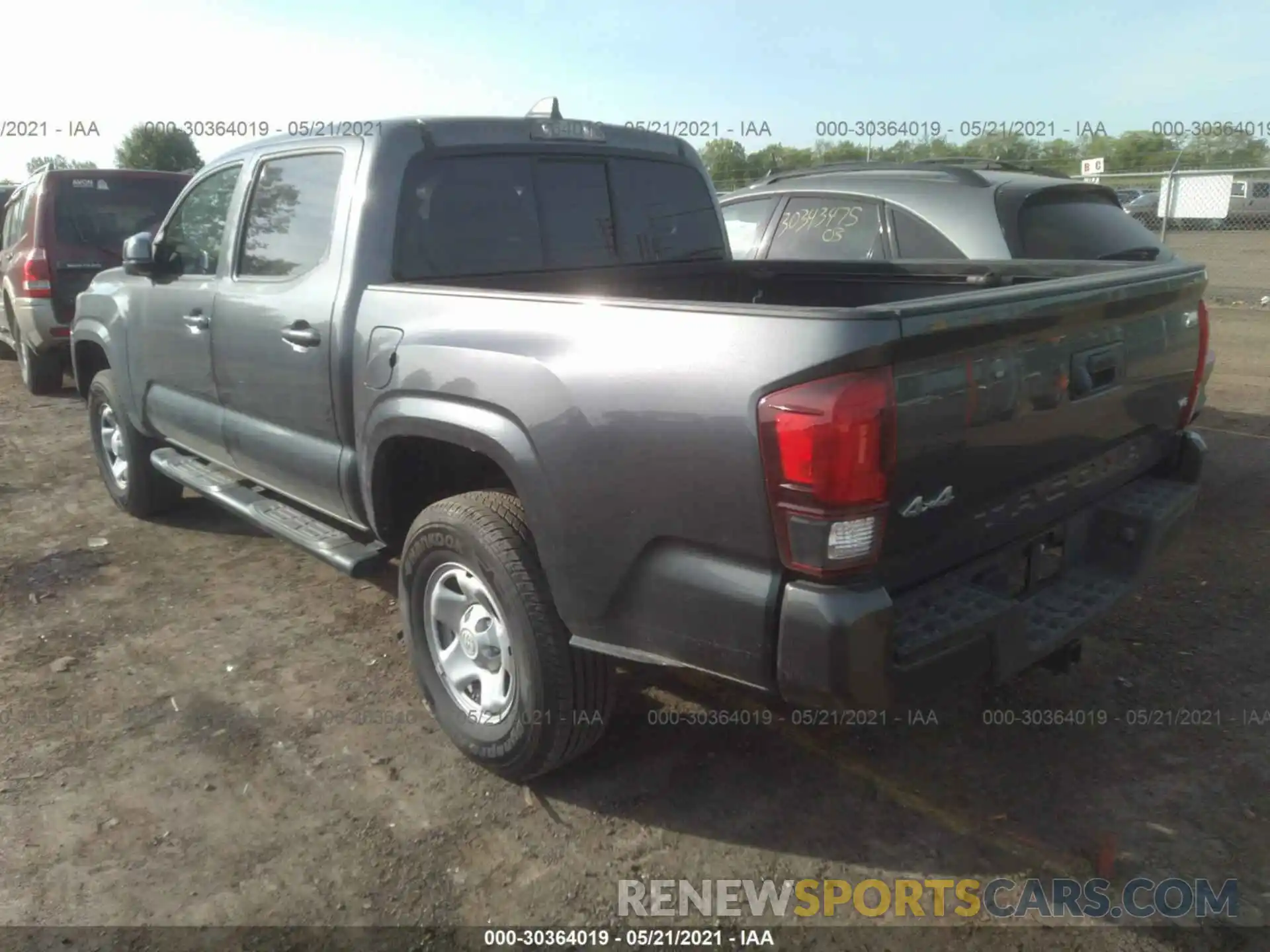 3 Photograph of a damaged car 3TMCZ5AN7MM398126 TOYOTA TACOMA 4WD 2021