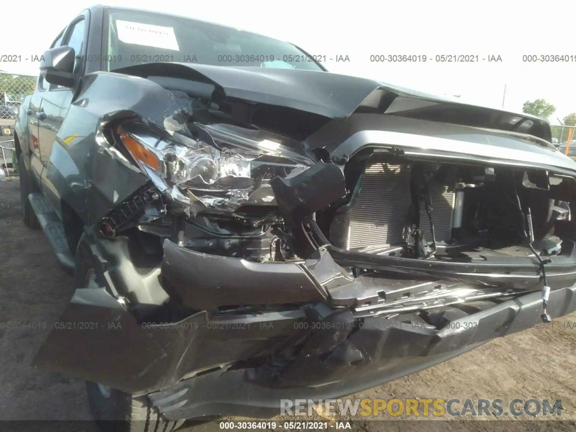 6 Photograph of a damaged car 3TMCZ5AN7MM398126 TOYOTA TACOMA 4WD 2021